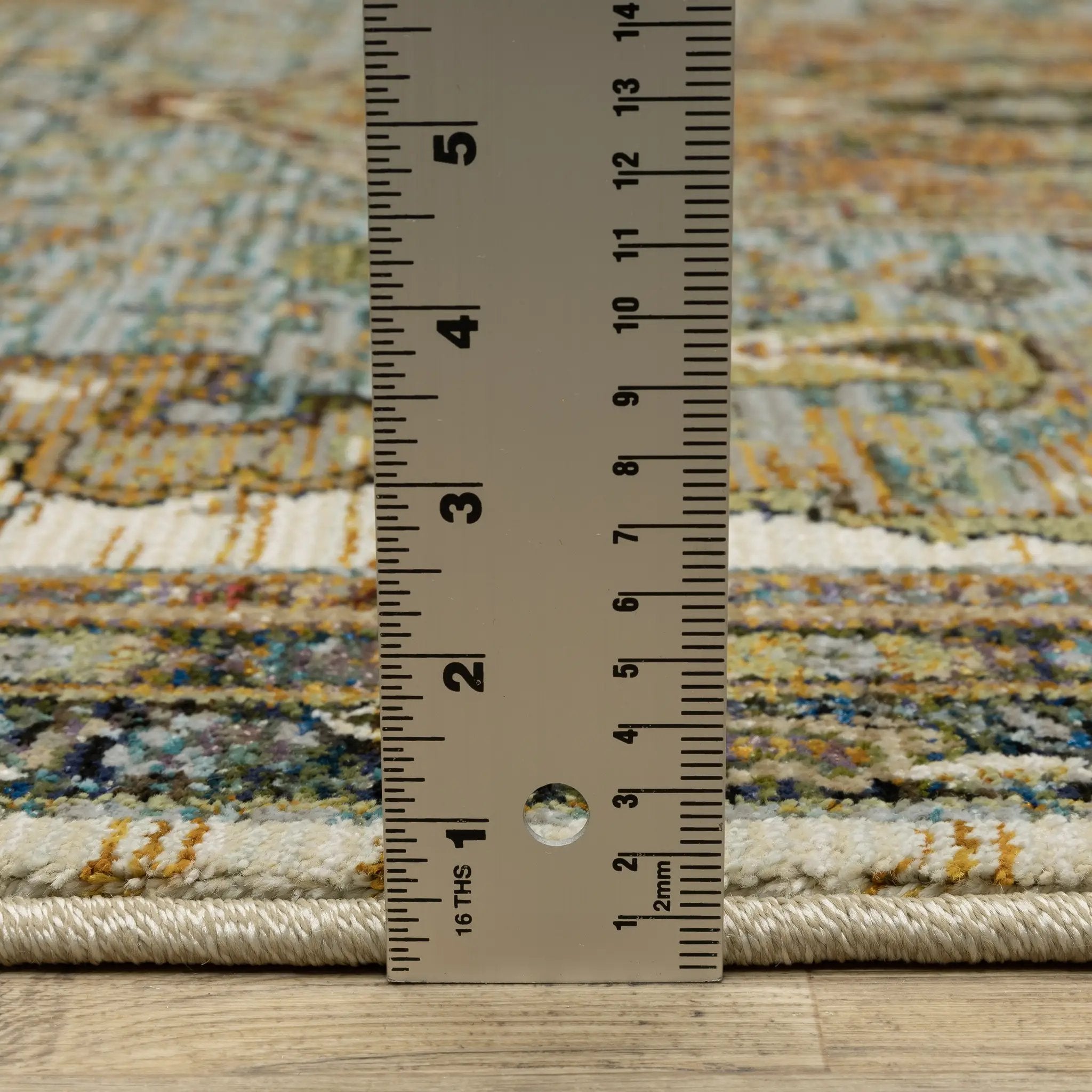 Andorra 2451B Ivory/ Blue Area Rug by Oriental Weavers