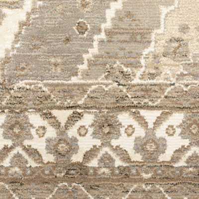 Andorra 298C0 Beige/Ivory Area Rug, beige ivory modern traditional area rug with subtle vintage-inspired pattern and dense soft pile.