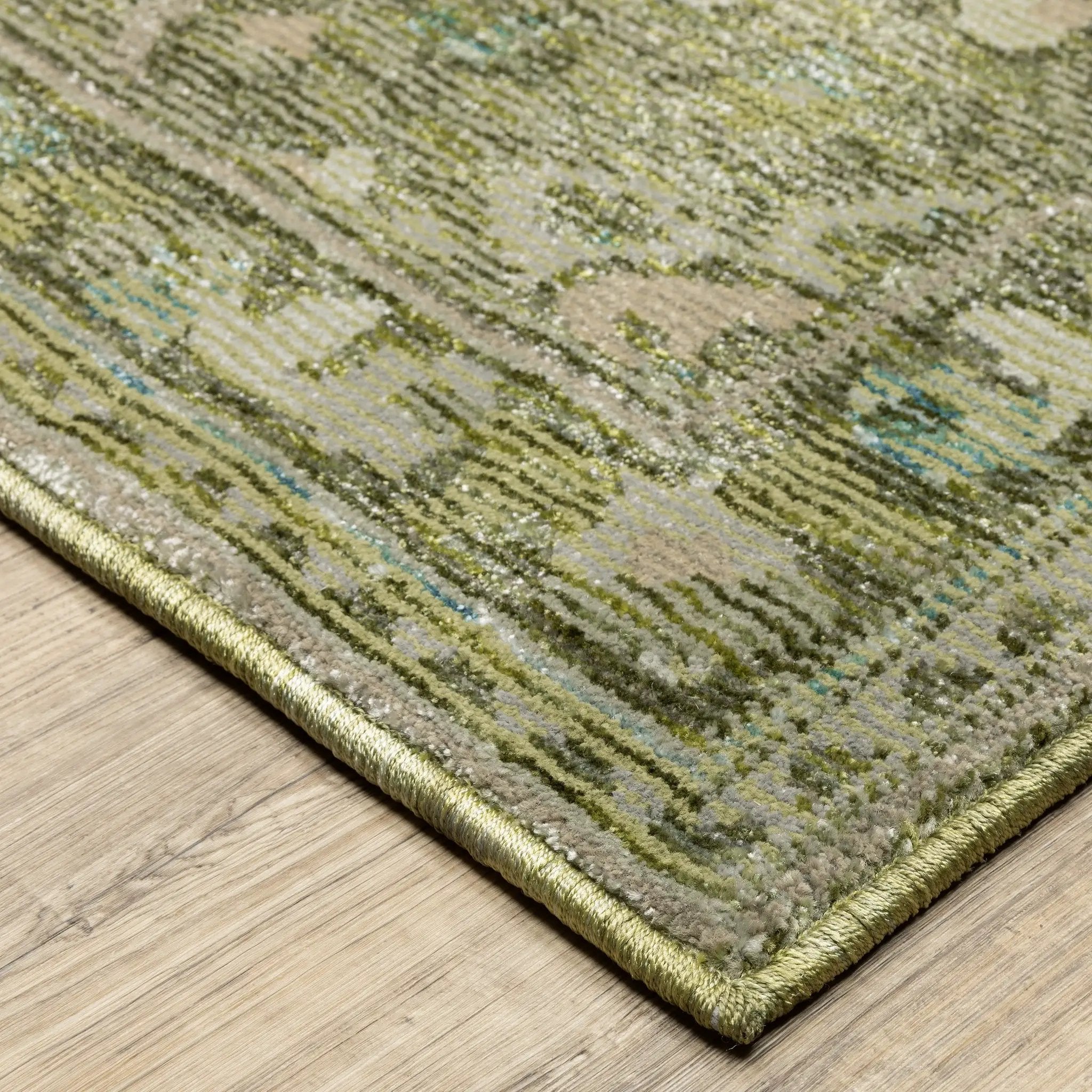 Andorra 3709C Green/ Gold Area Rug by Oriental Weavers