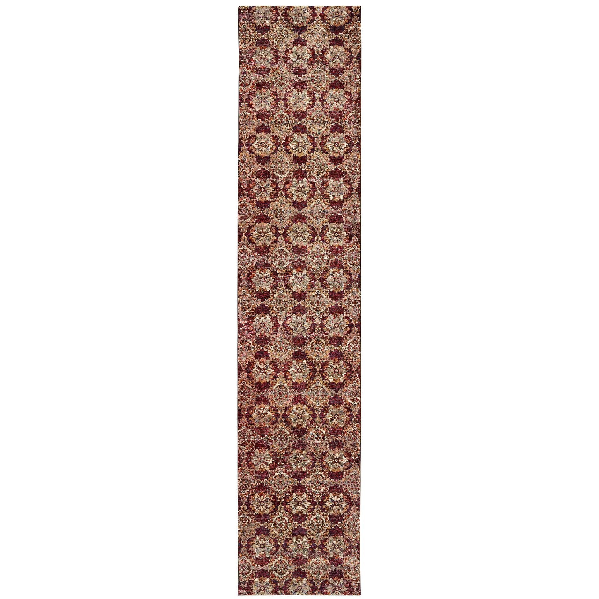 Andorra 6883A Red/ Gold Area Rug by Oriental Weavers