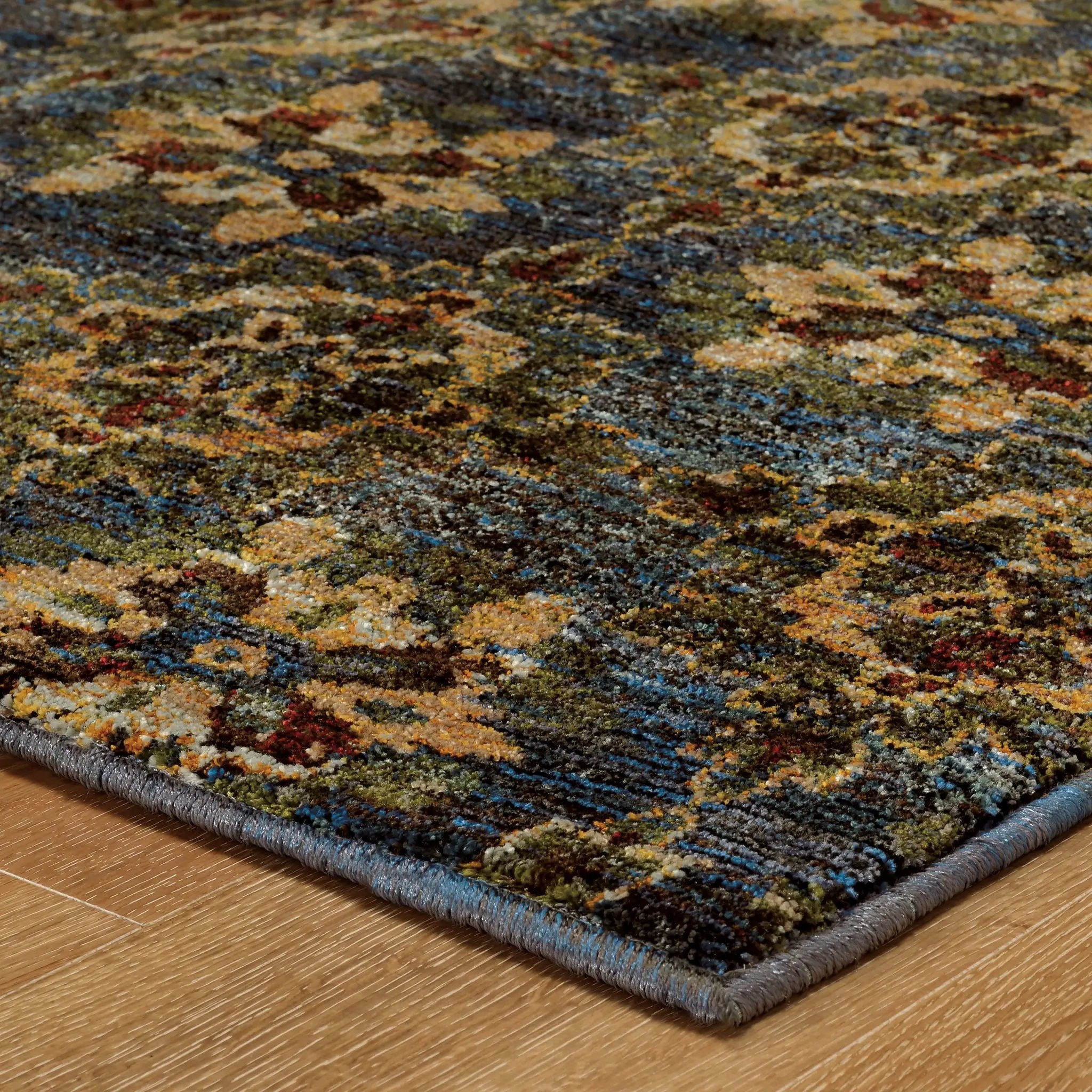 Andorra 6883C Blue/ Gold Area Rug by Oriental Weavers