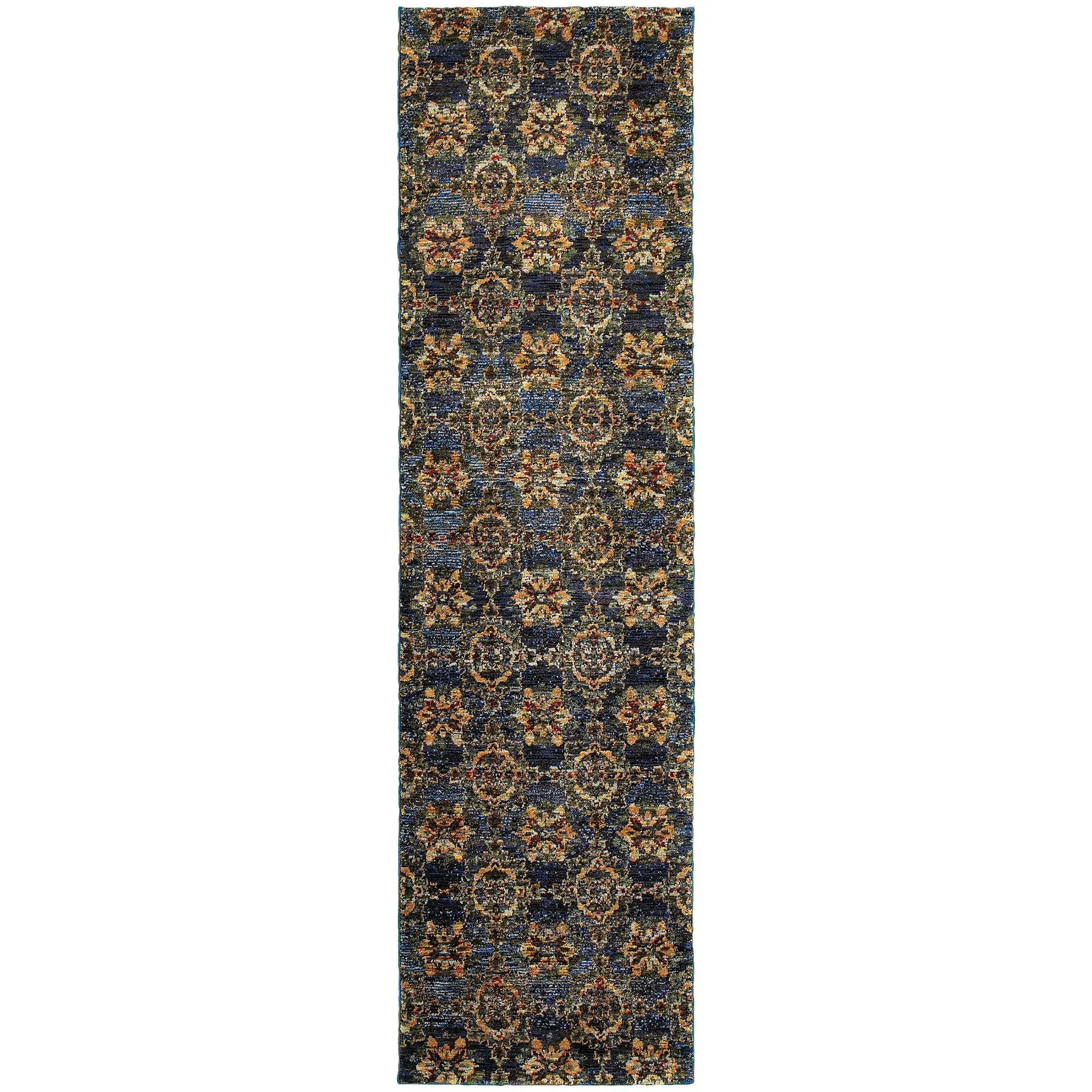 Andorra 6883C Blue/ Gold Area Rug by Oriental Weavers
