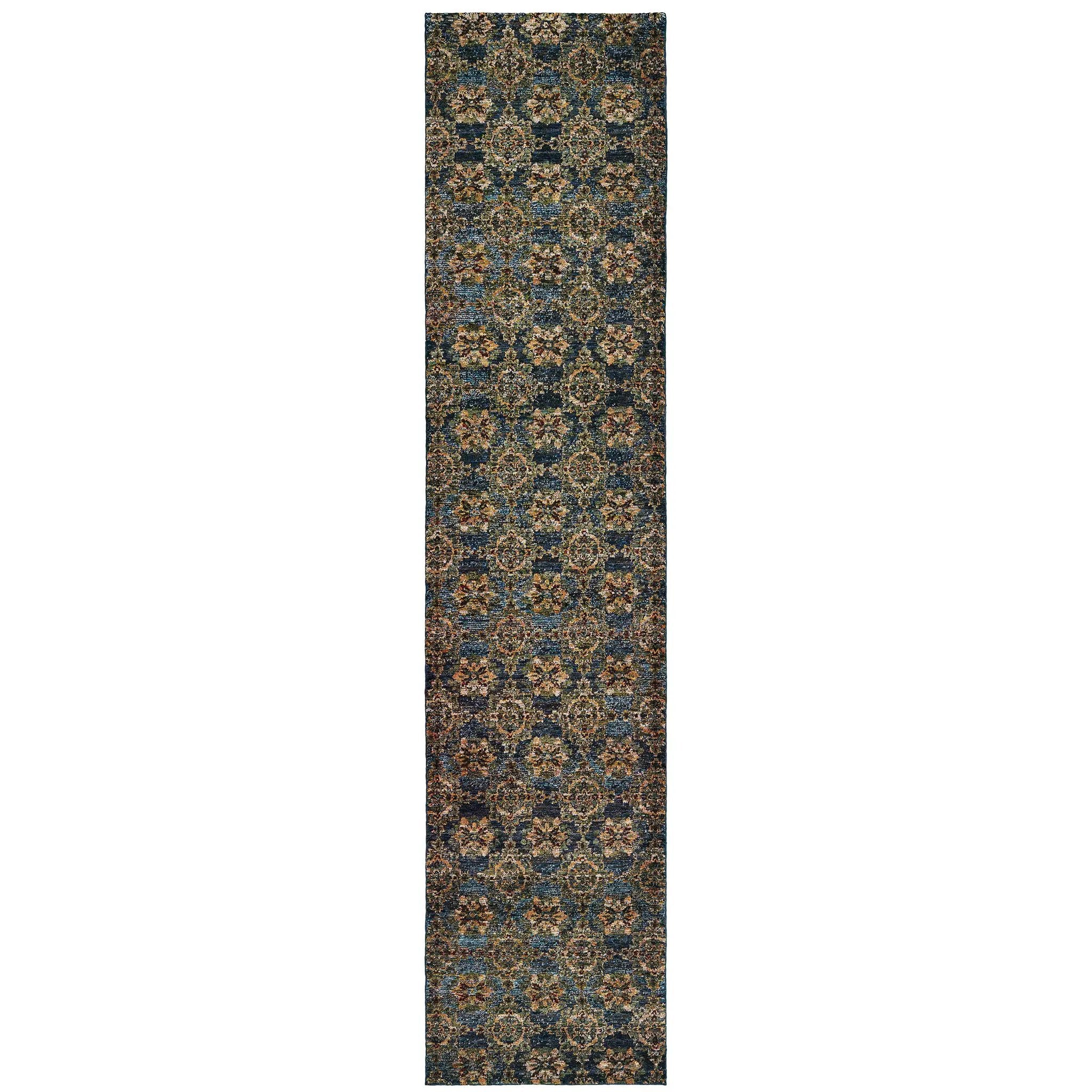 Andorra 6883C Blue/ Gold Area Rug by Oriental Weavers