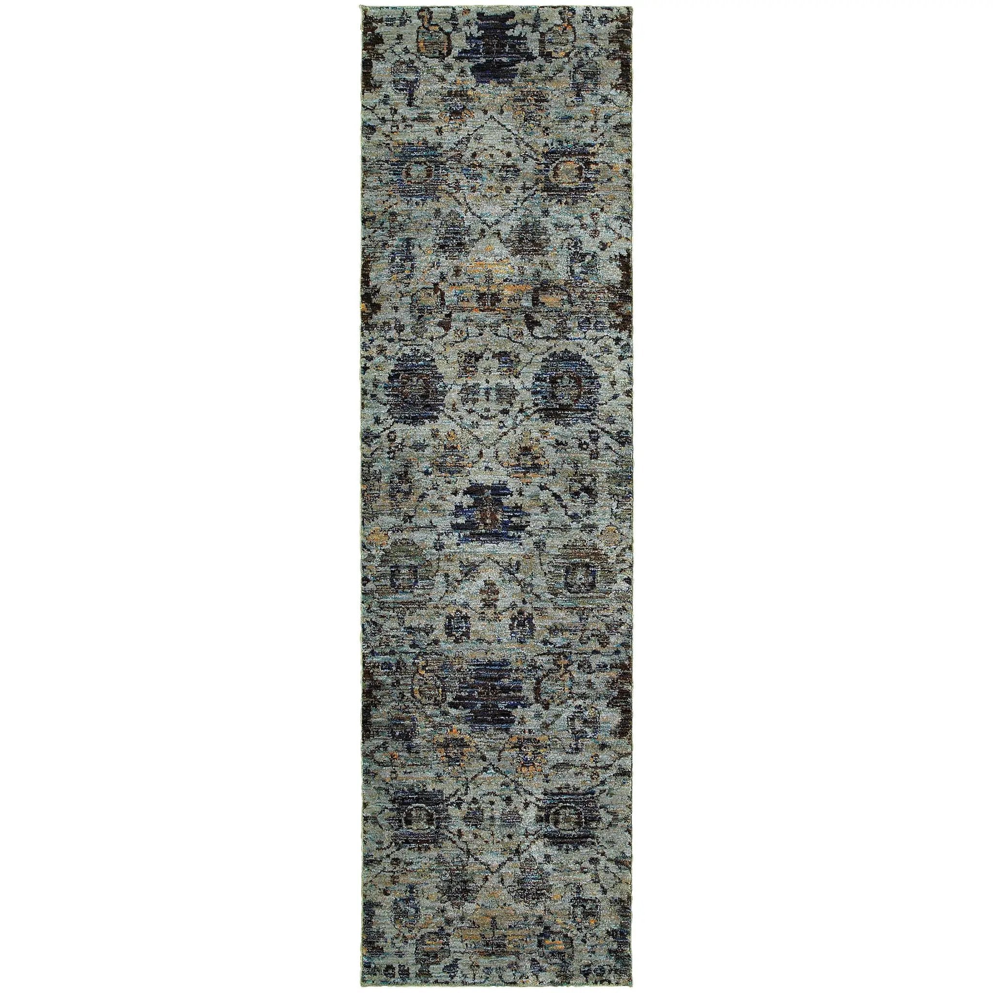 Andorra 7120A Blue/ Navy Area Rug by Oriental Weavers