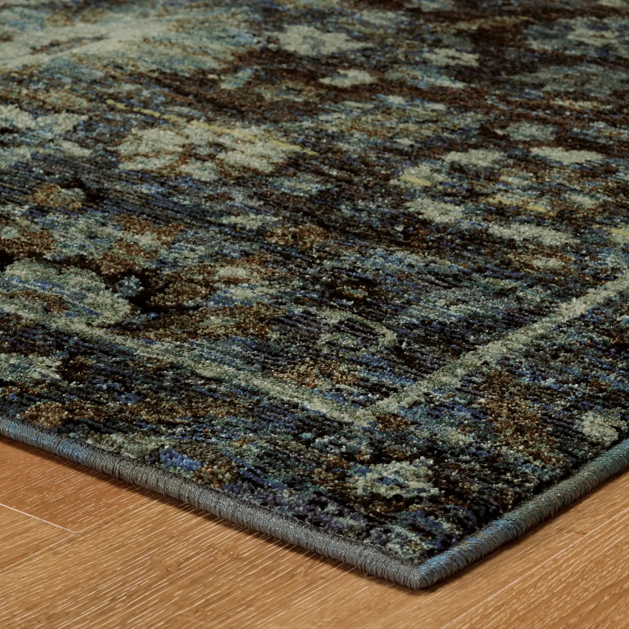 Andorra 7124A Navy/ Blue Area Rug by Oriental Weavers