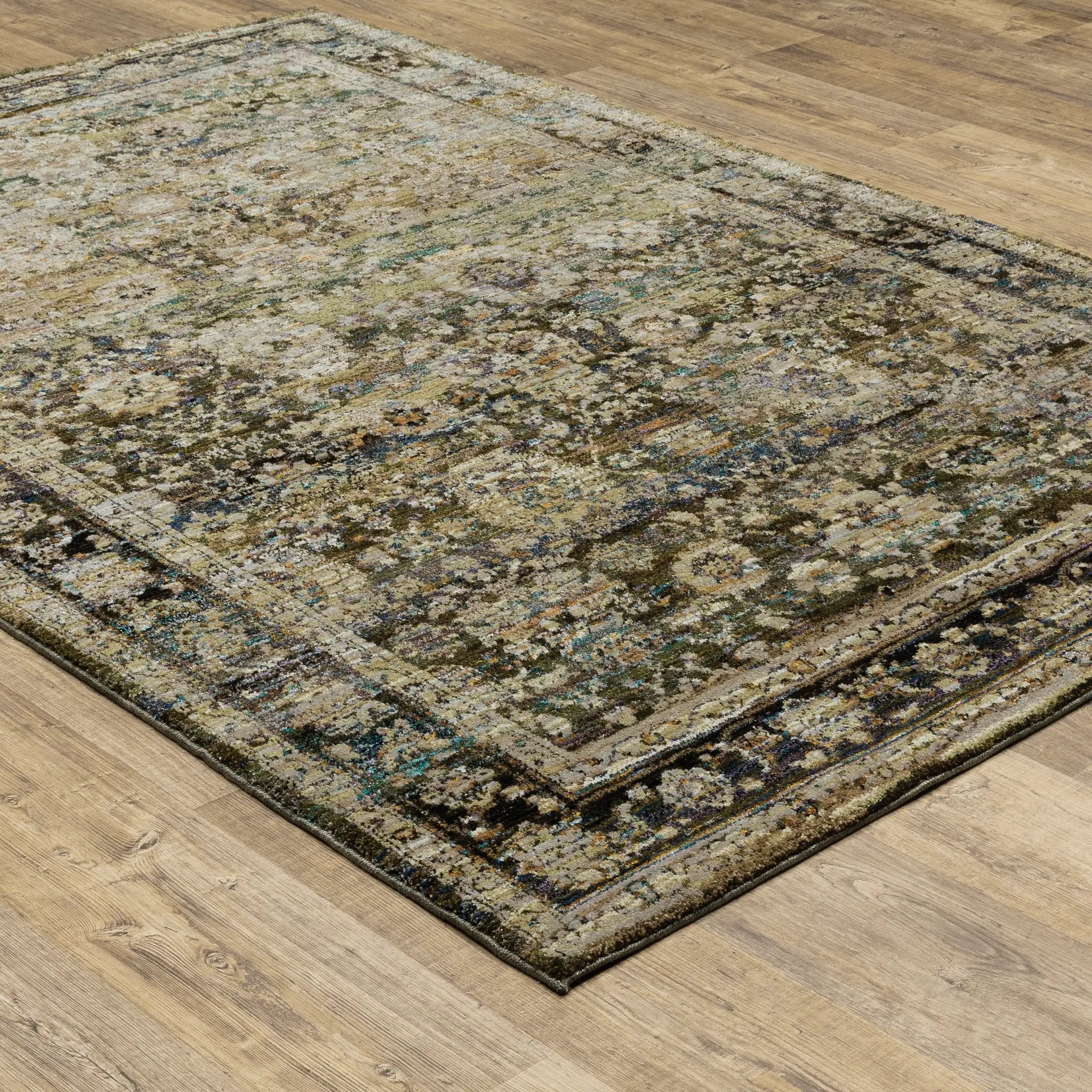 Andorra 7125C Green/ Brown Area Rug by Oriental Weavers