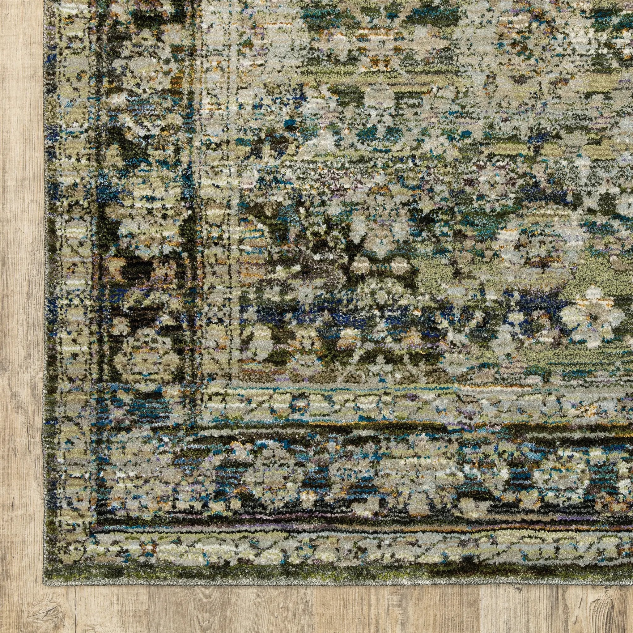 Andorra 7125C Green/ Brown Area Rug by Oriental Weavers