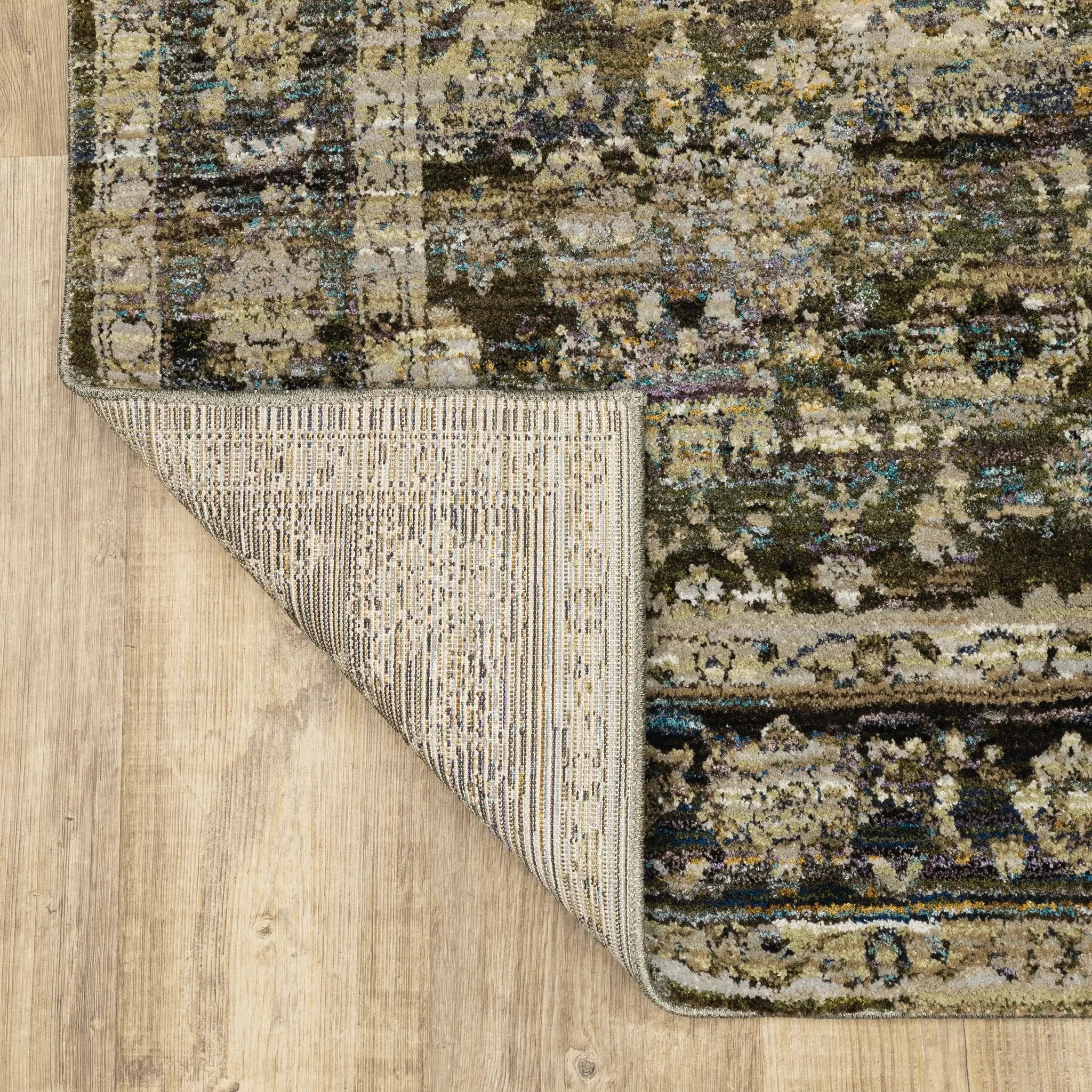 Andorra 7125C Green/ Brown Area Rug by Oriental Weavers