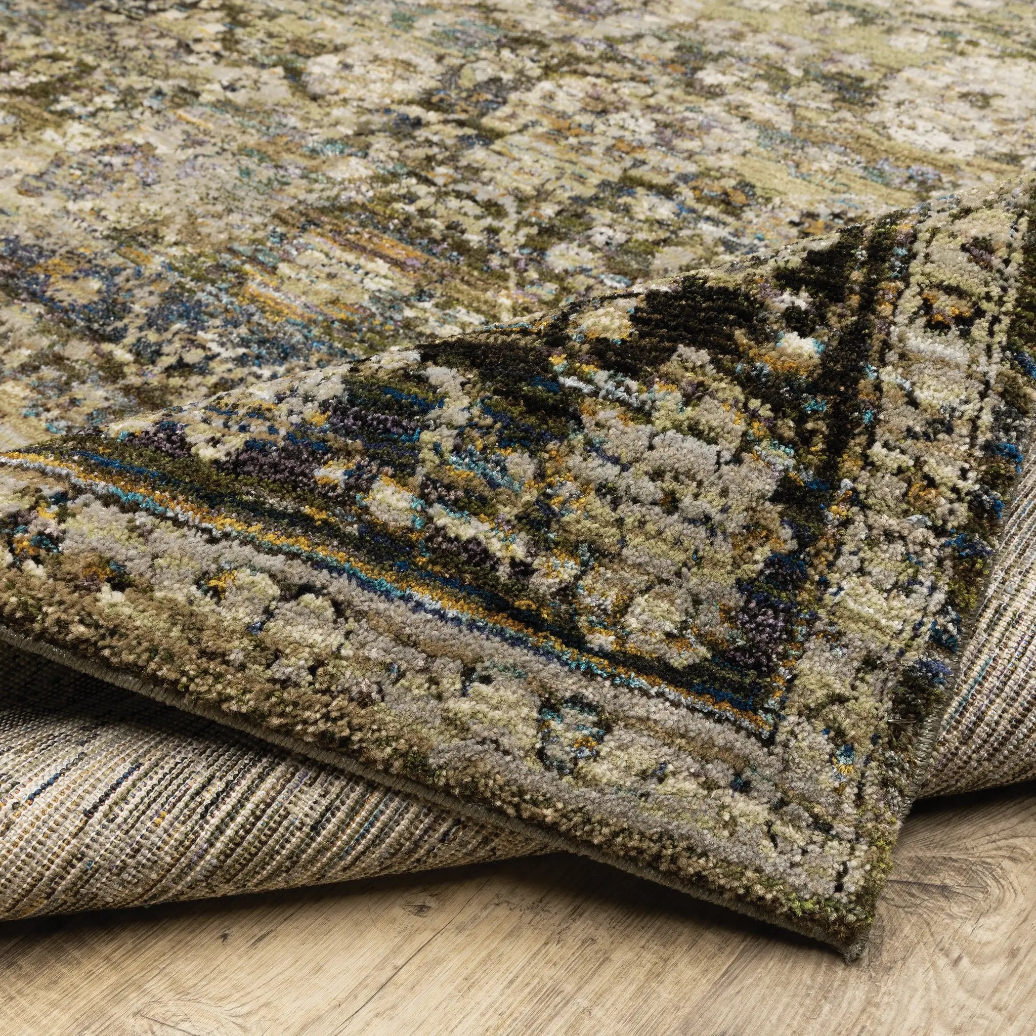 Andorra 7125C Green/ Brown Area Rug by Oriental Weavers