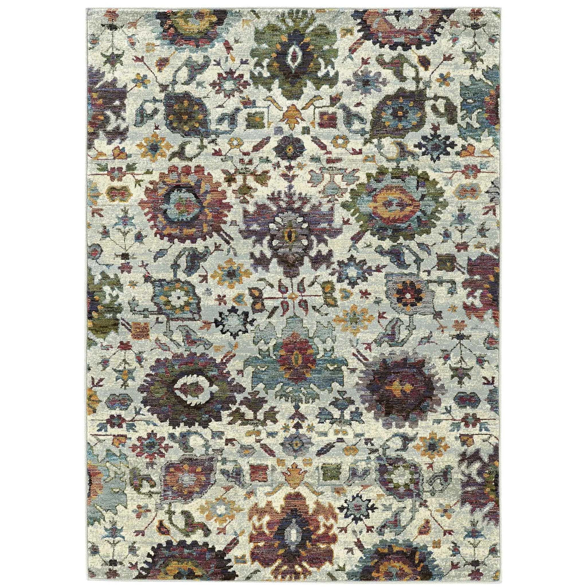 Andorra 7129A Stone/ Multi Area Rug by Oriental Weavers