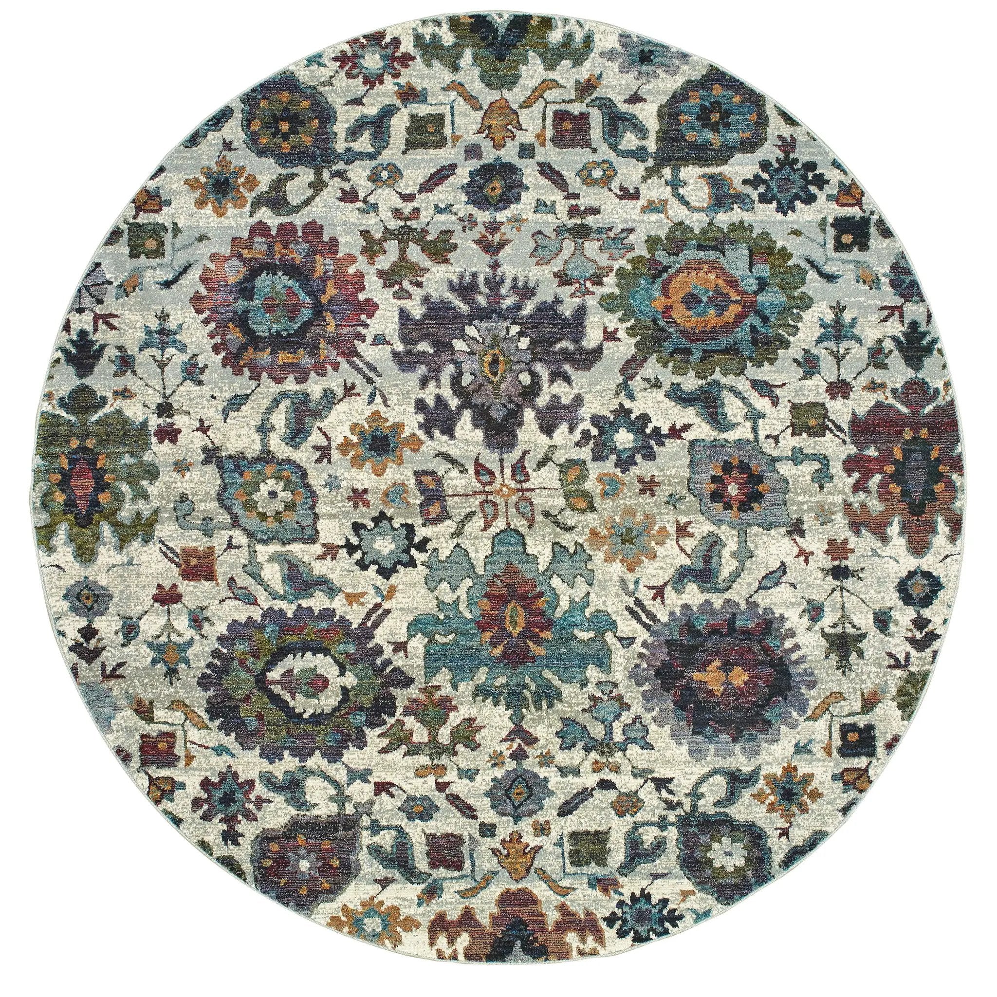 Andorra 7129A Stone/ Multi Area Rug by Oriental Weavers
