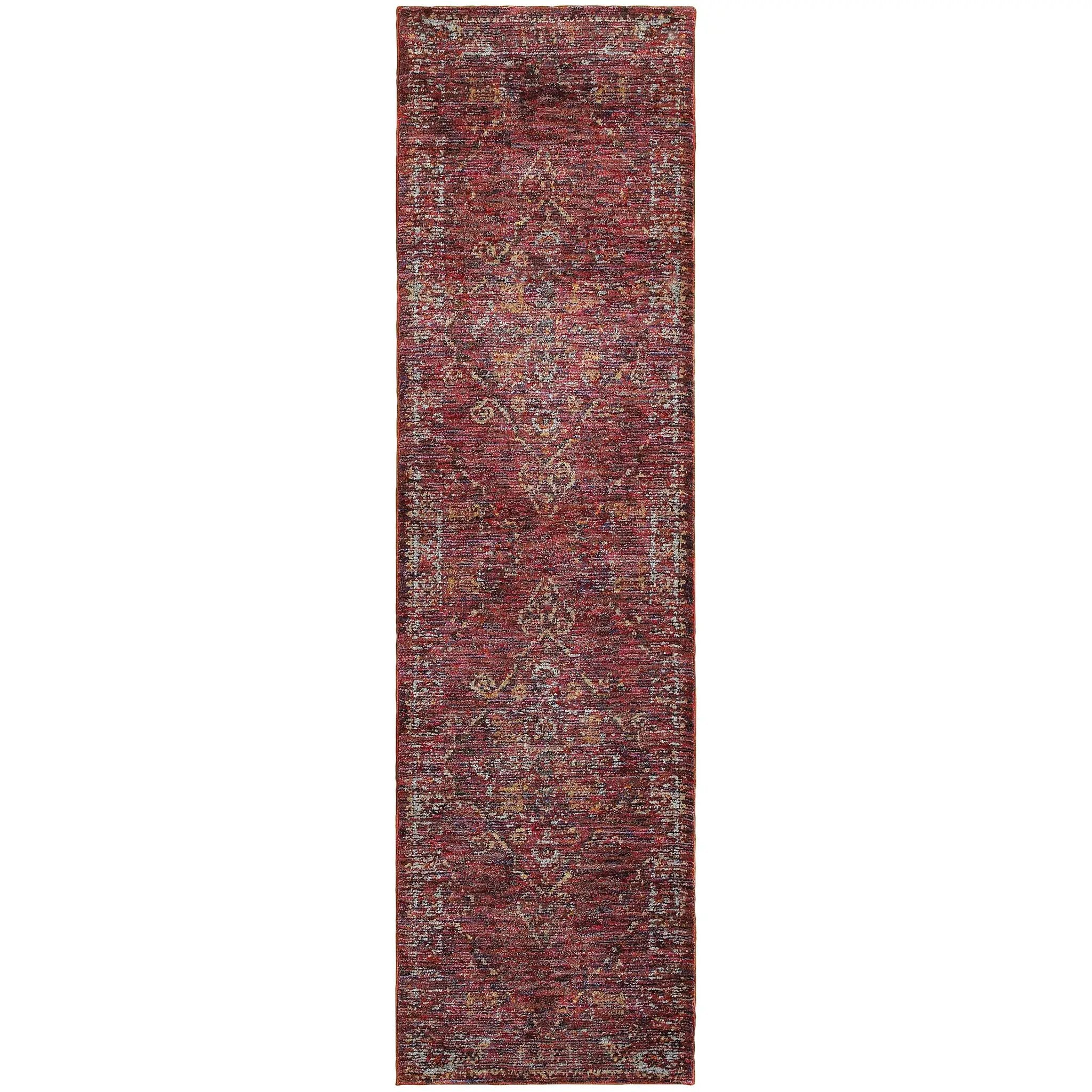 Andorra 7135E Red/ Gold Area Rug by Oriental Weavers