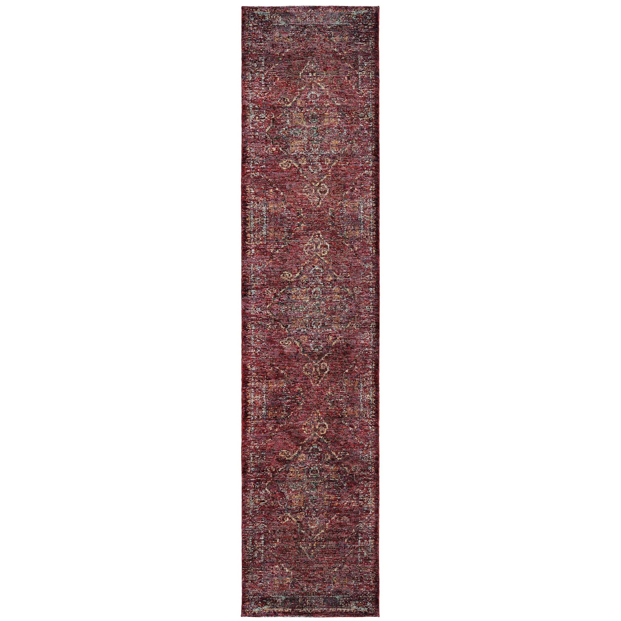 Andorra 7135E Red/ Gold Area Rug by Oriental Weavers