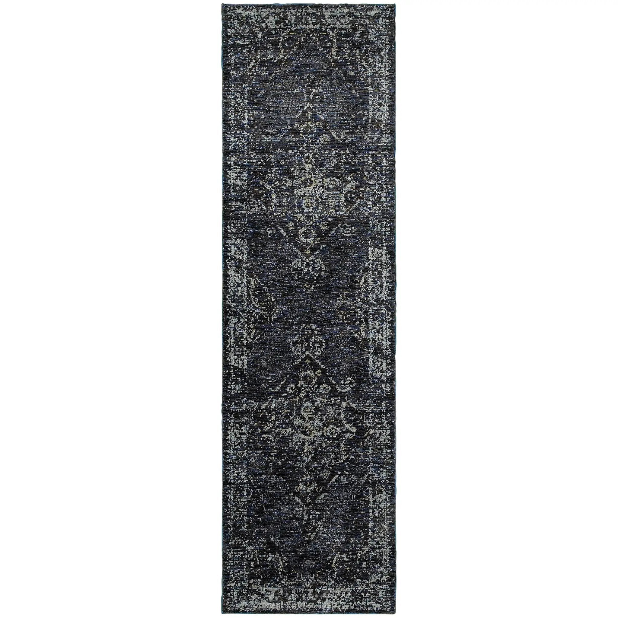 Andorra 7135F Blue/ Light Blue Area Rug by Oriental Weavers