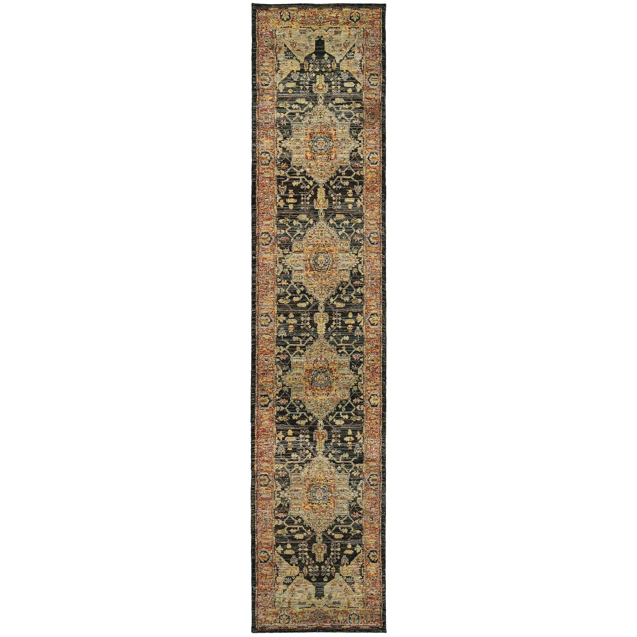 Andorra 7138B Gold/ Brown Area Rug by Oriental Weavers