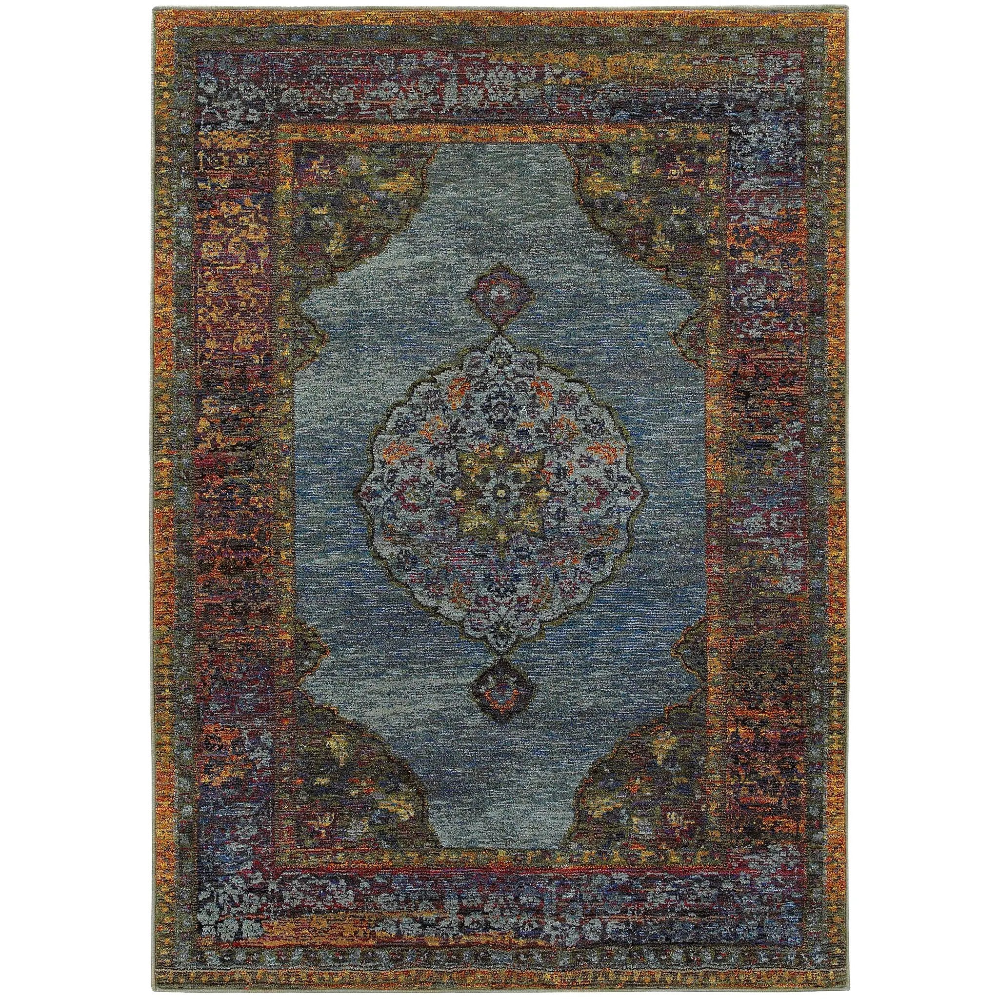 Andorra 7139A Blue/ Multi Area Rug by Oriental Weavers
