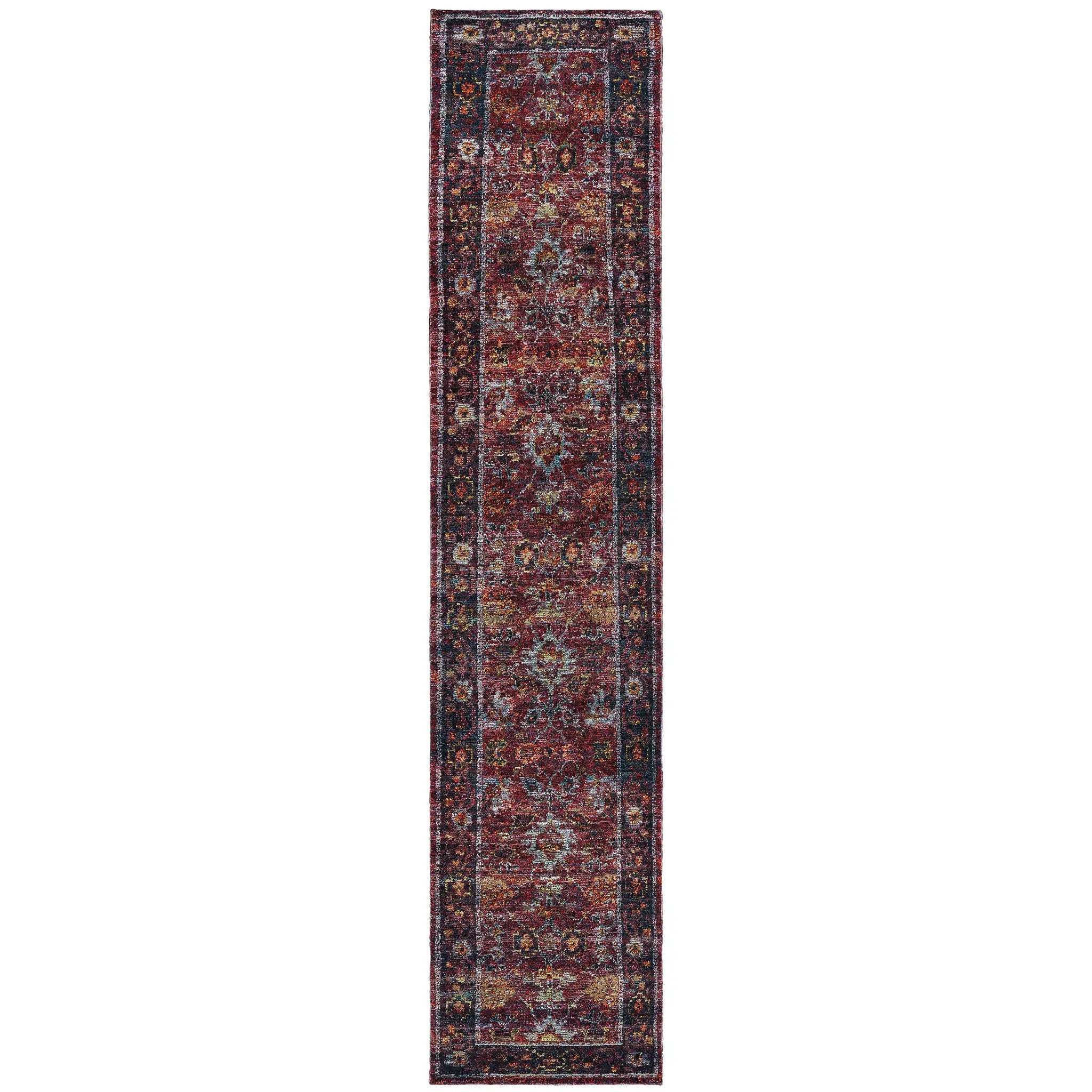 Andorra 7153A Red/ Purple Area Rug by Oriental Weavers