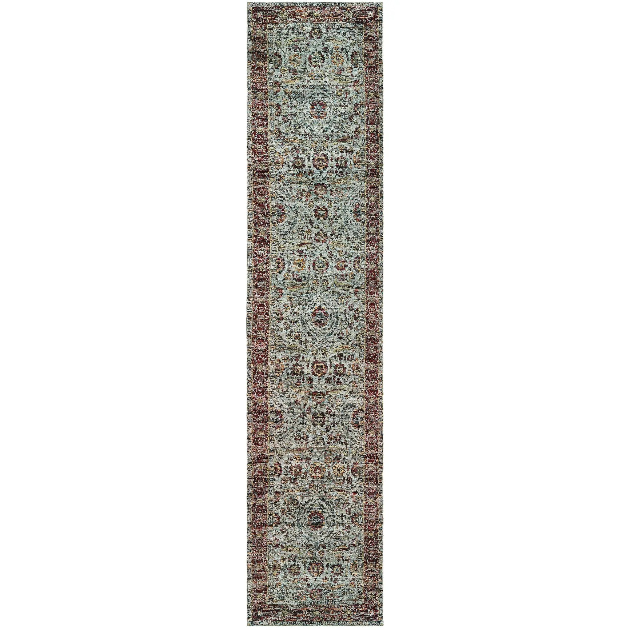 Andorra 7155A Blue/ Red Area Rug by Oriental Weavers