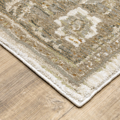 Andorra 7939D Beige/Tan Area Rug, beige, tan modern traditional area rug with subtle vintage-inspired texture and plush pile.