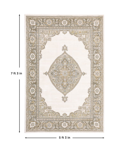 Andorra 7939D Beige/Tan Area Rug, beige, tan modern traditional area rug with subtle vintage-inspired texture and plush pile.