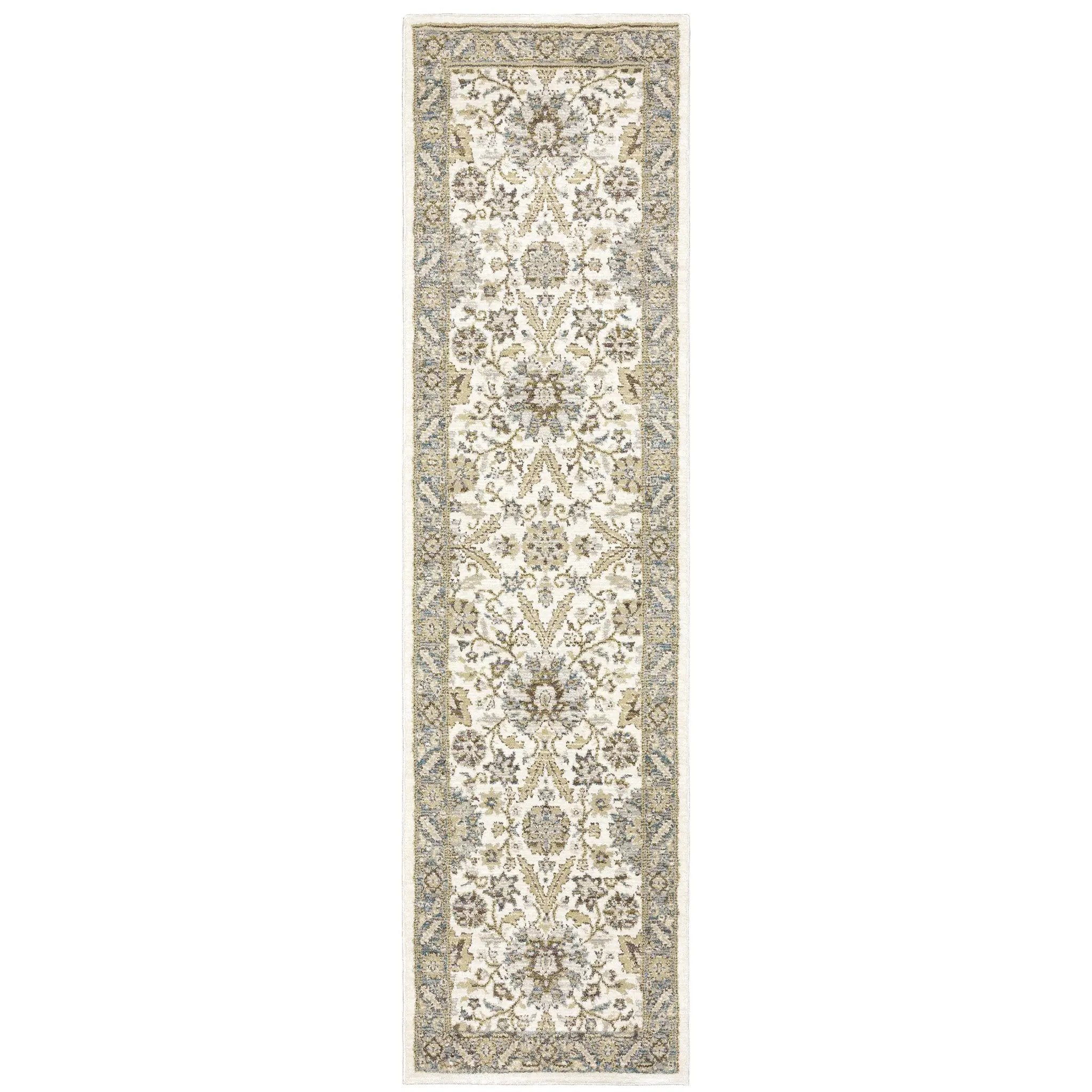 Andorra 8918I Stone/ Ivory Area Rug by Oriental Weavers