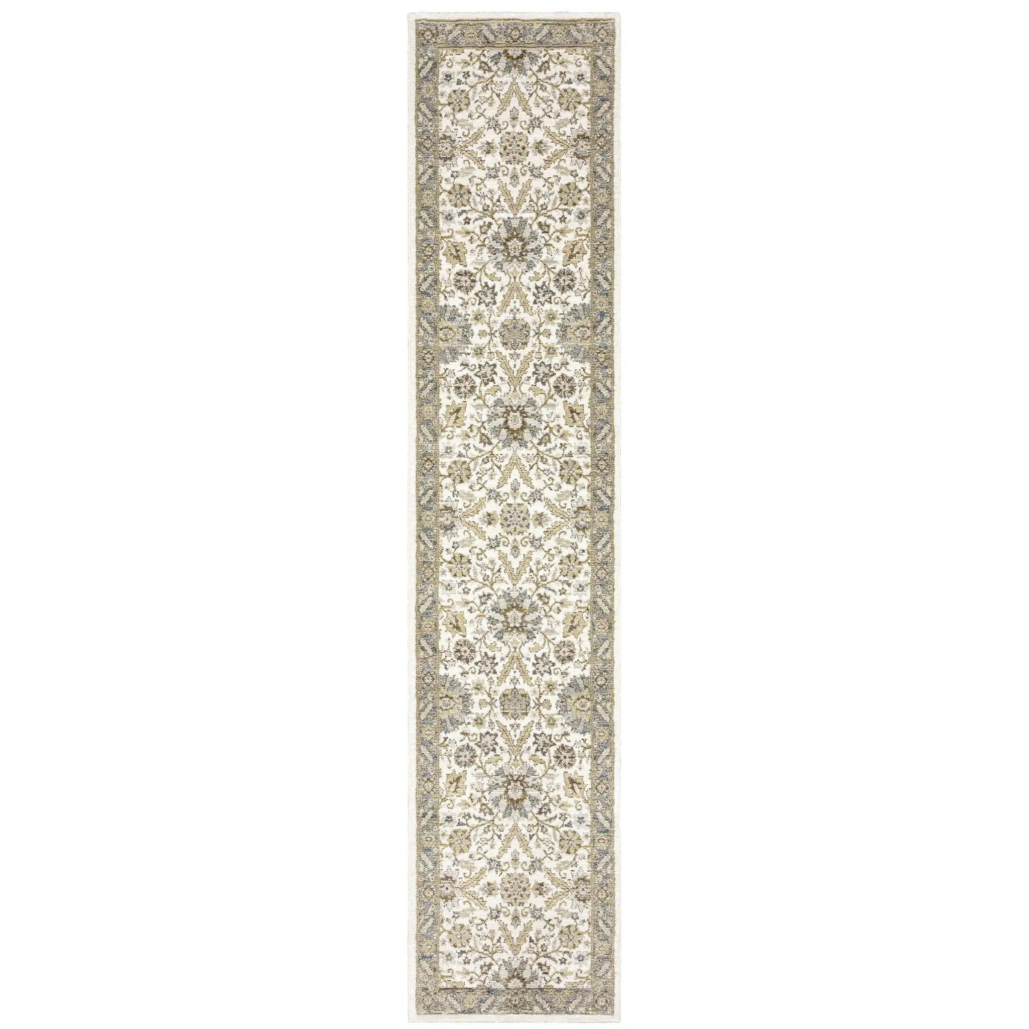 Andorra 8918I Stone/ Ivory Area Rug by Oriental Weavers