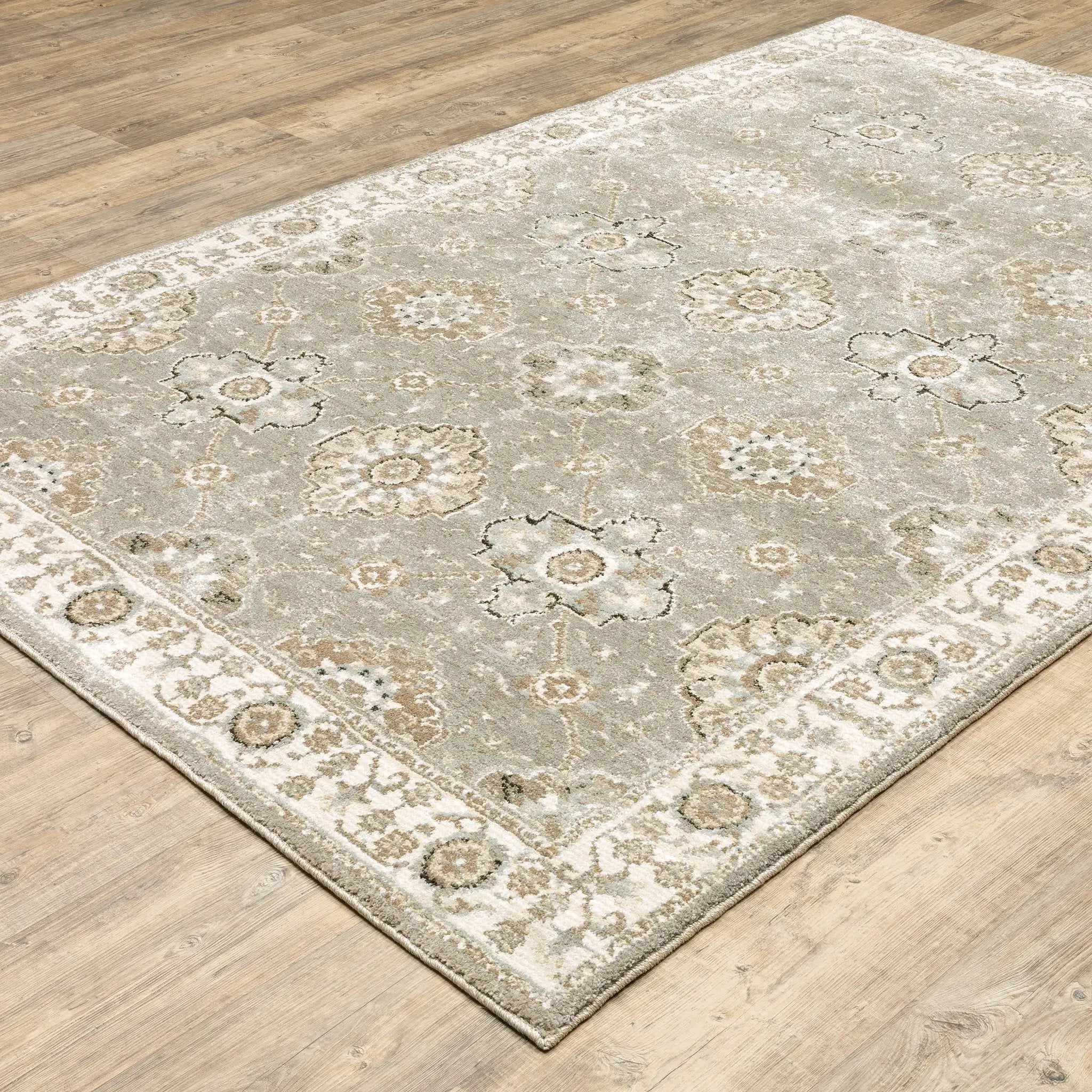 Andorra 8929H Grey/ Ivory Area Rug by Oriental Weavers