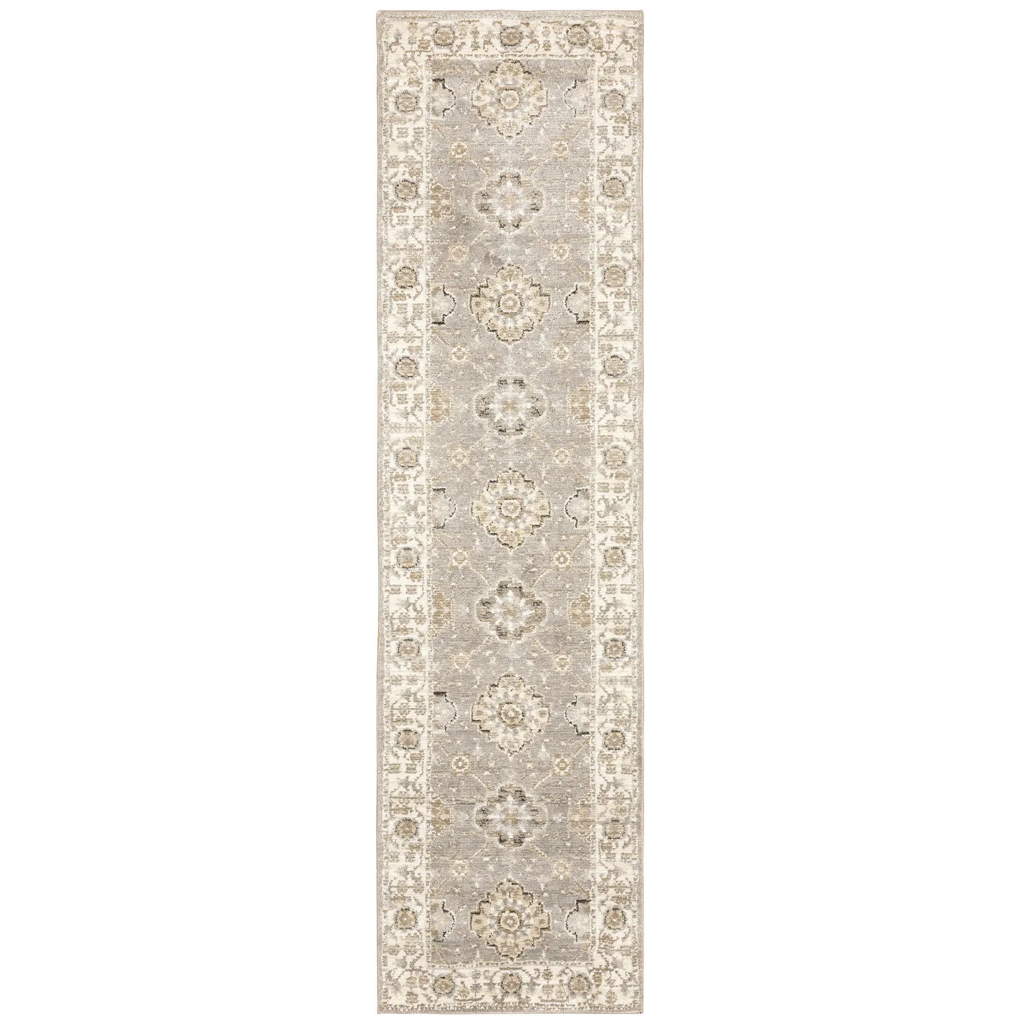 Andorra 8929H Grey/ Ivory Area Rug by Oriental Weavers