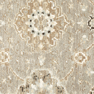 Andorra 8929H Grey/Ivory Area Rug, grey ivory modern traditional area rug with soft vintage-inspired design and plush pile.