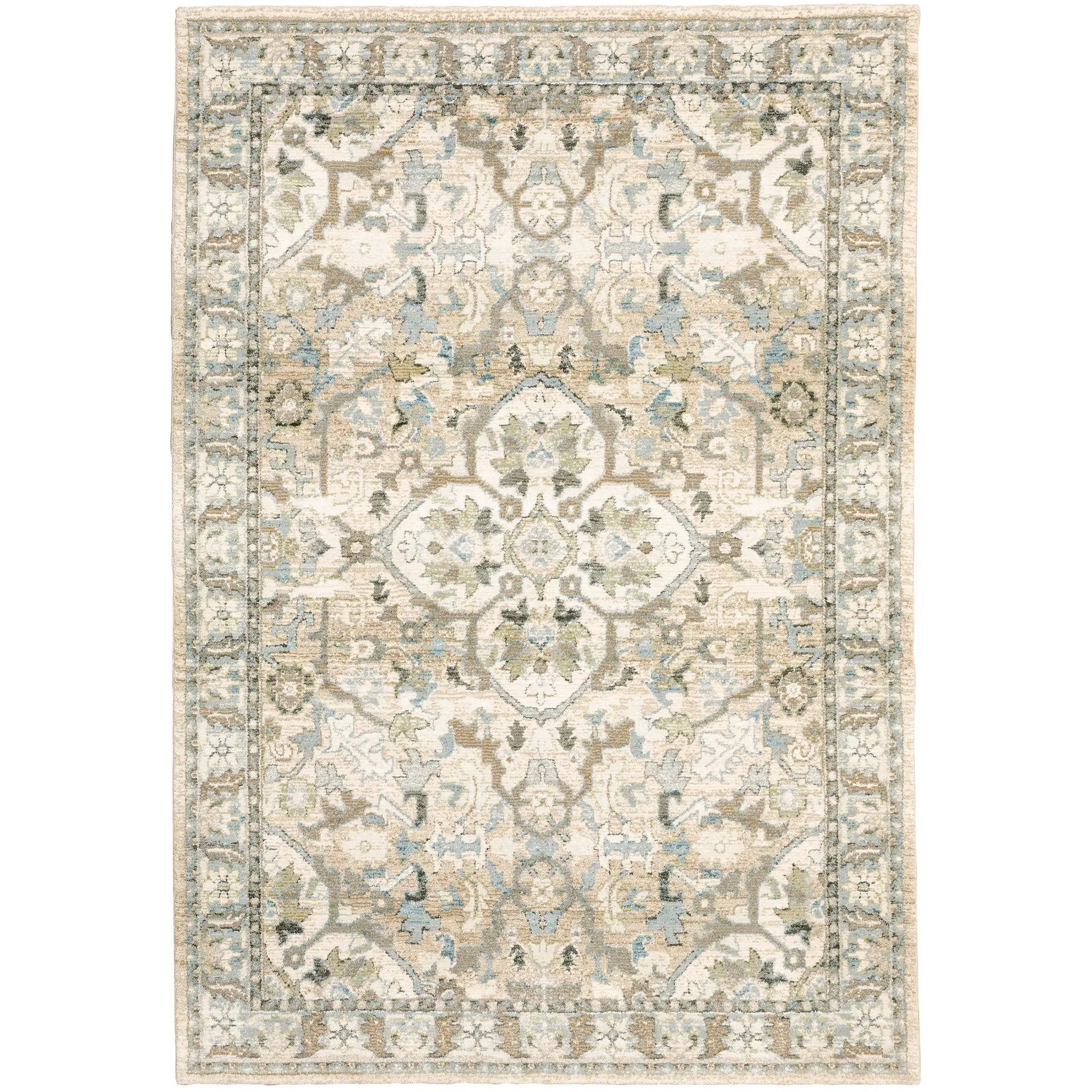 Andorra 9818G Beige/ Ivory Area Rug by Oriental Weavers