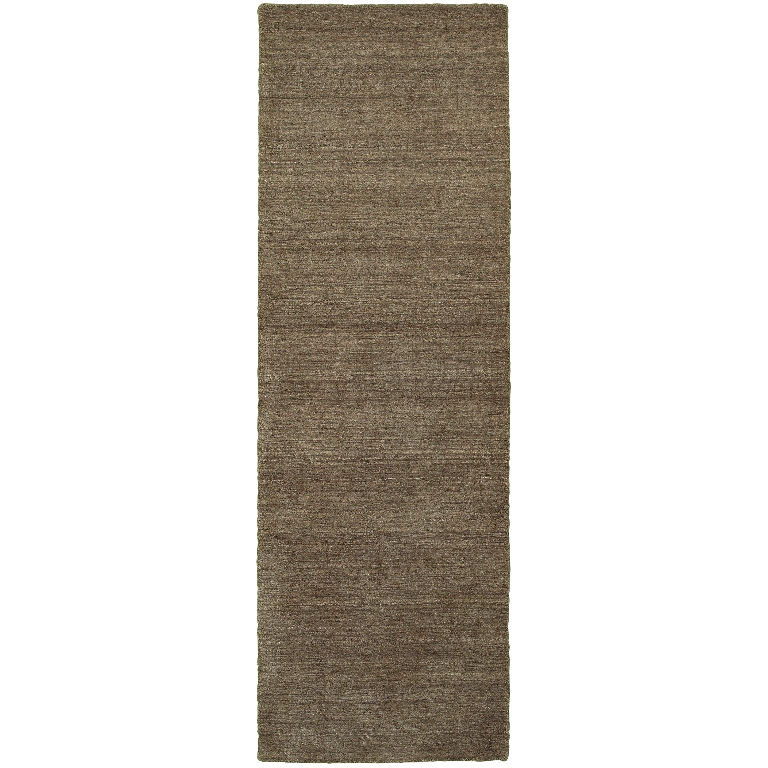 Aniston 27105 Oatmeal Area Rug, oatmeal solid wool area rug with heathered texture and warm handwoven surface.
