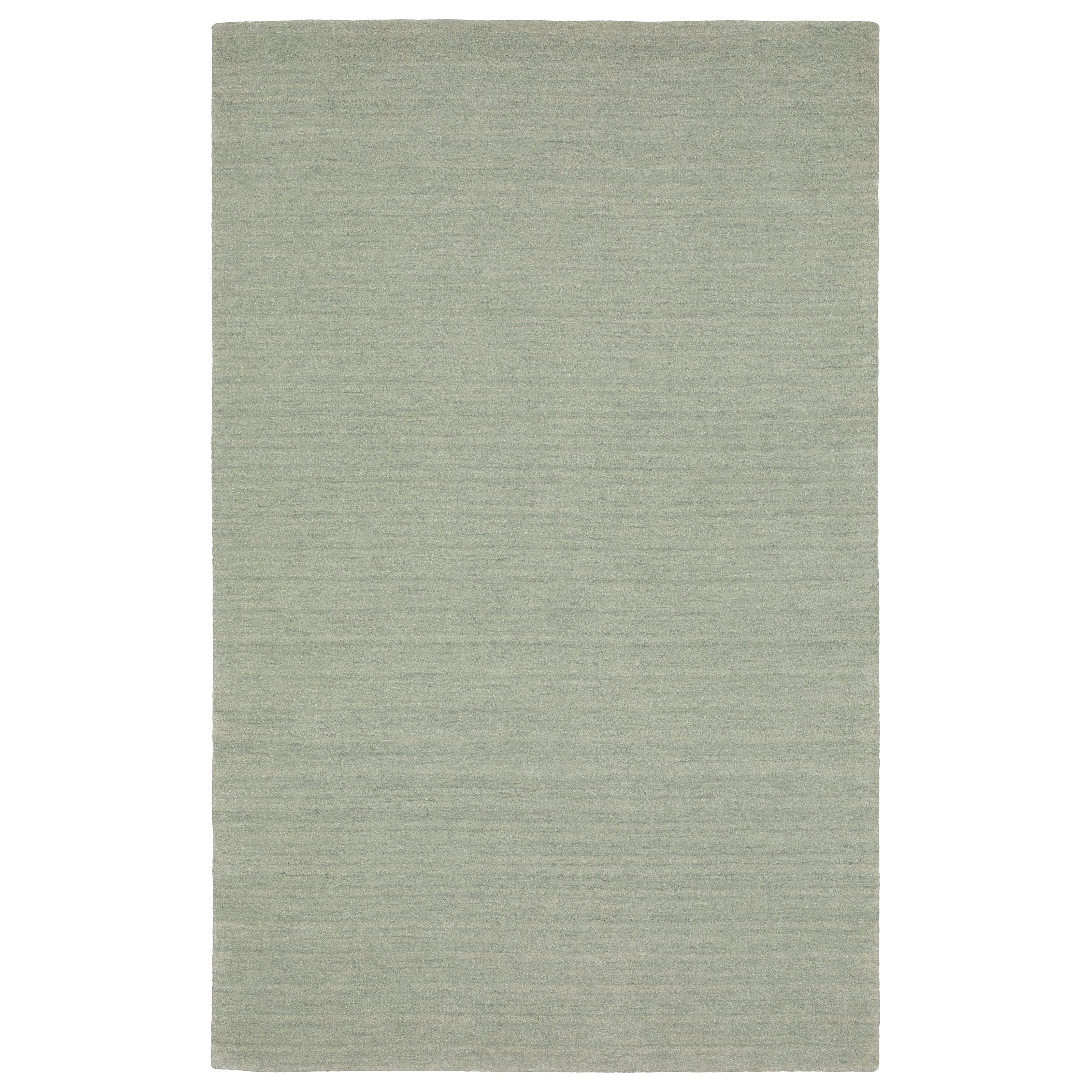 Aniston II 27115 Silver Area Rug, silver solid wool area rug with heathered texture and plush hand-tufted surface.
