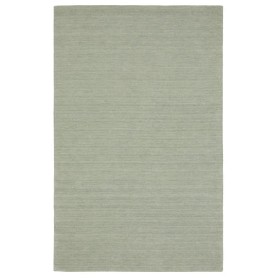 Aniston II 27115 Silver Area Rug, silver solid wool area rug with heathered texture and plush hand-tufted surface.