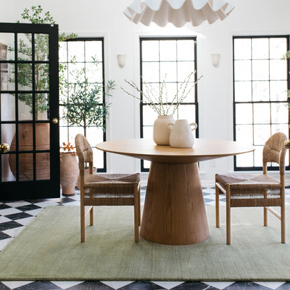 Aniston II 27115 Silver Area Rug, silver solid wool area rug with heathered texture and plush hand-tufted surface.