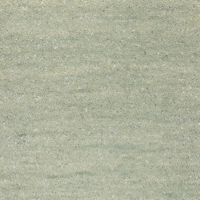 Aniston II 27115 Silver Area Rug, silver solid wool area rug with heathered texture and plush hand-tufted surface.