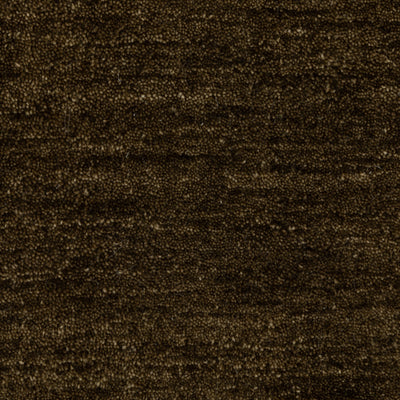 Aniston II 27117 Brown Area Rug, brown solid wool area rug with heathered texture and plush hand-tufted surface.