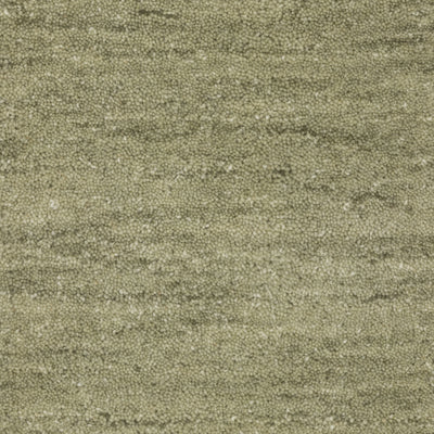 Aniston II 27120 Sage Green Area Rug, sage green solid wool area rug with heathered texture and plush hand-tufted surface.