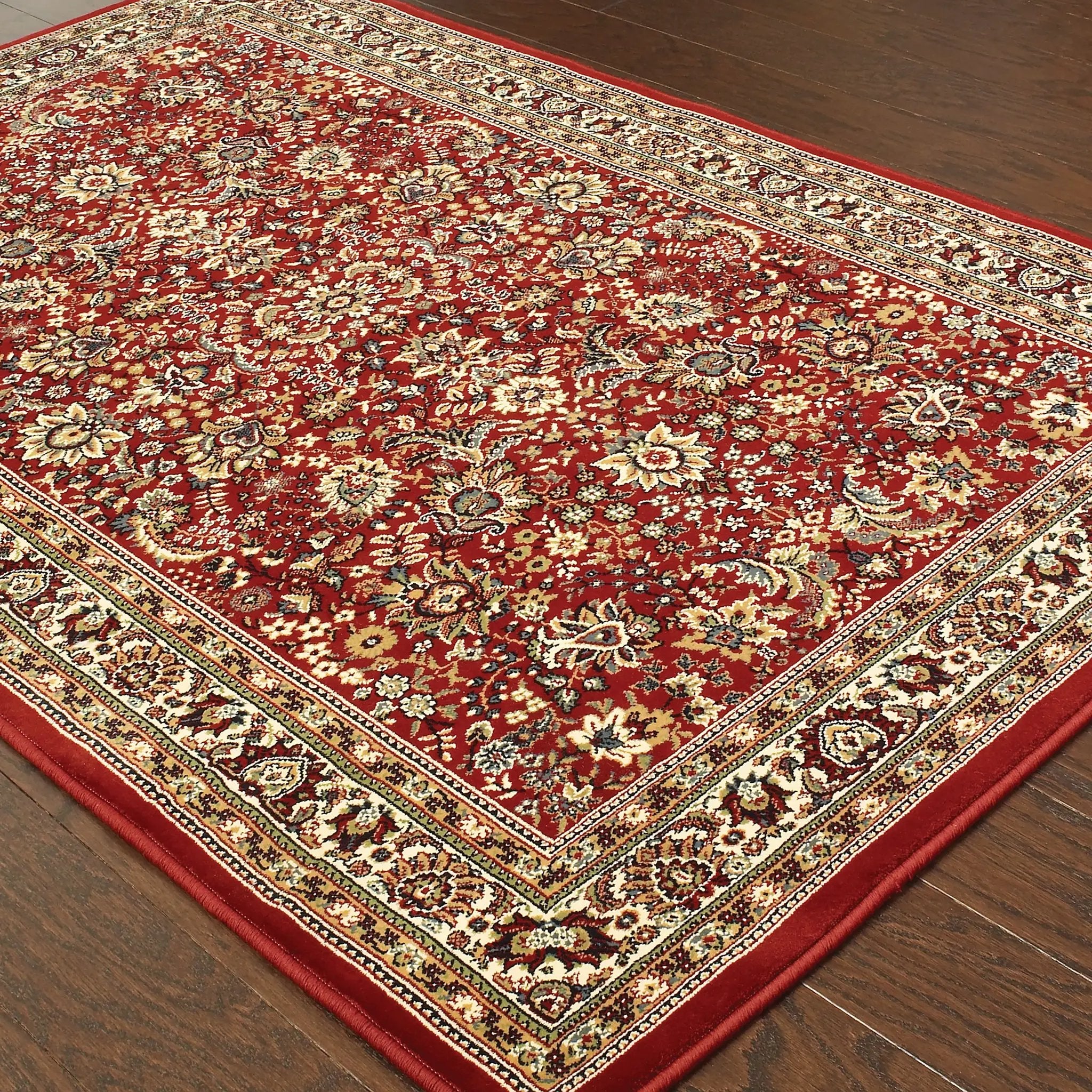 Ariana 113R3 Red/ Ivory Area Rug by Oriental Weavers