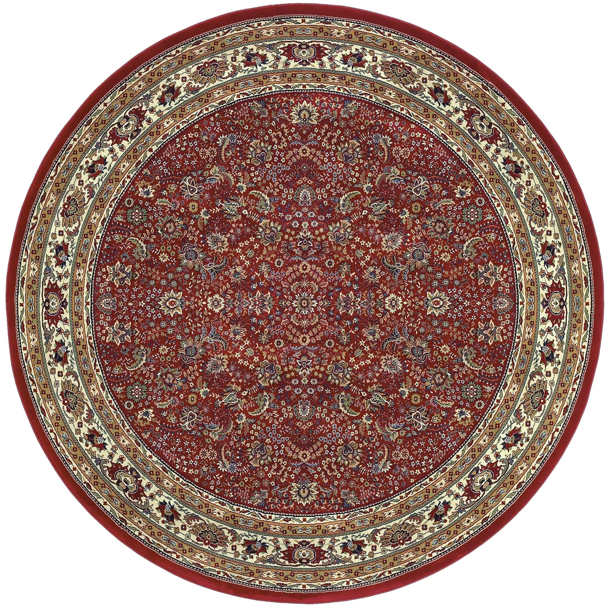 Ariana 113R3 Red/ Ivory Area Rug by Oriental Weavers