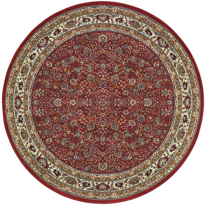 Ariana 113R3 Red/Ivory Area Rug, red ivory traditional oriental area rug with crisp palette and detailed collector-style pattern.