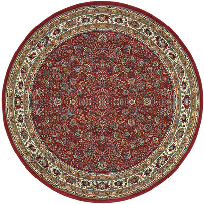 Ariana 113R3 Red/Ivory Area Rug, red ivory traditional oriental area rug with crisp palette and detailed collector-style pattern.