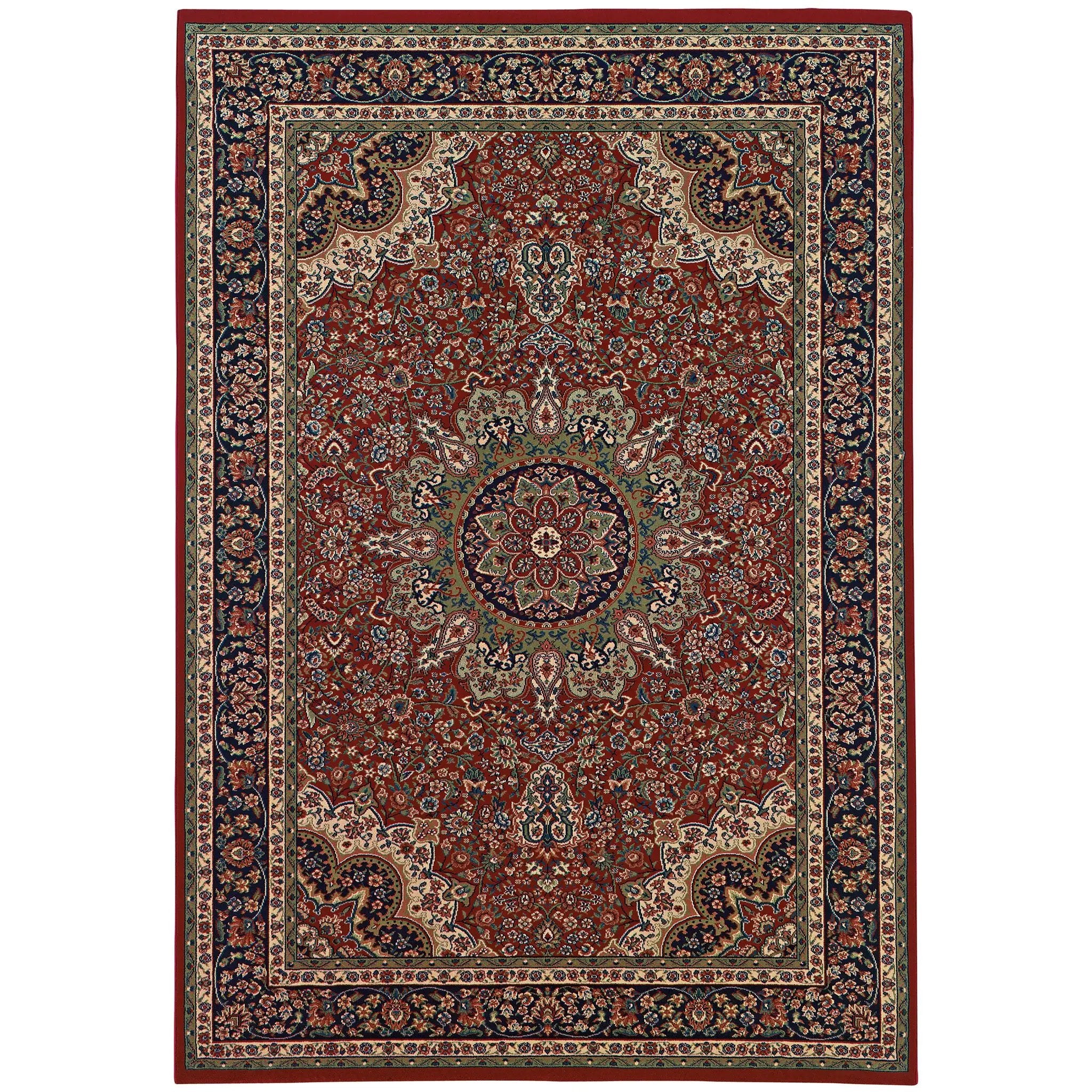 Ariana 116R3 Red/ Blue Area Rug by Oriental Weavers