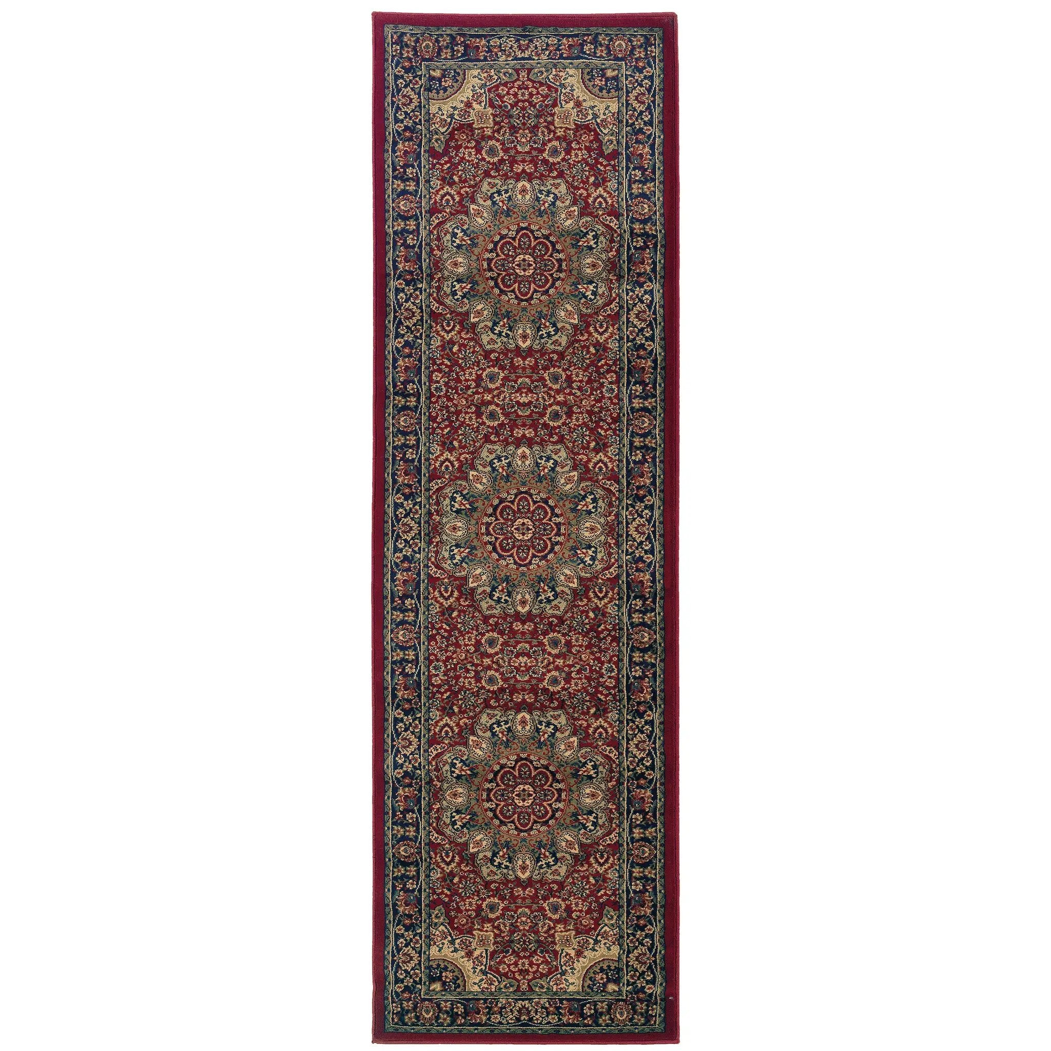 Ariana 116R3 Red/ Blue Area Rug by Oriental Weavers