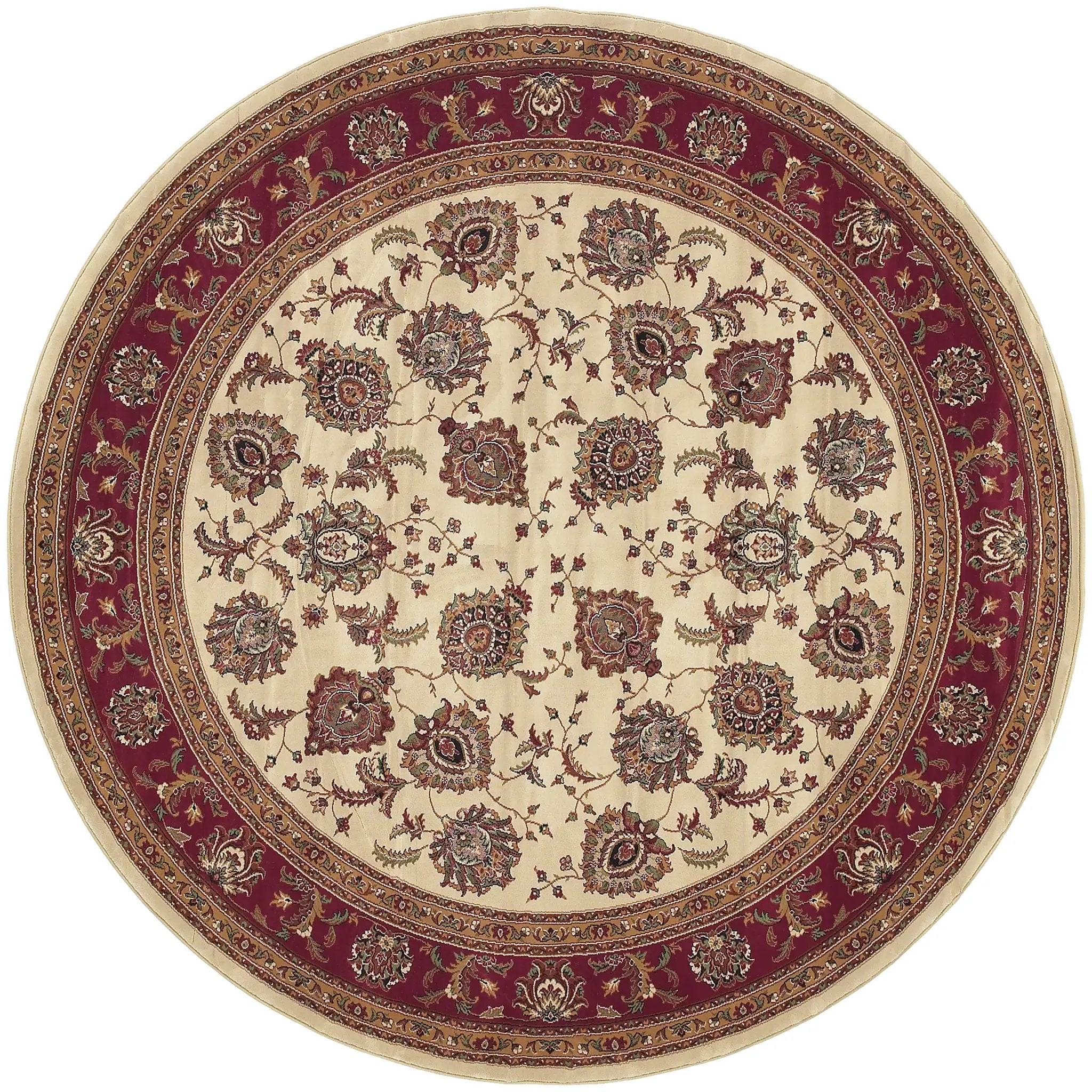 Ariana 117J3 Ivory/ Red Area Rug by Oriental Weavers