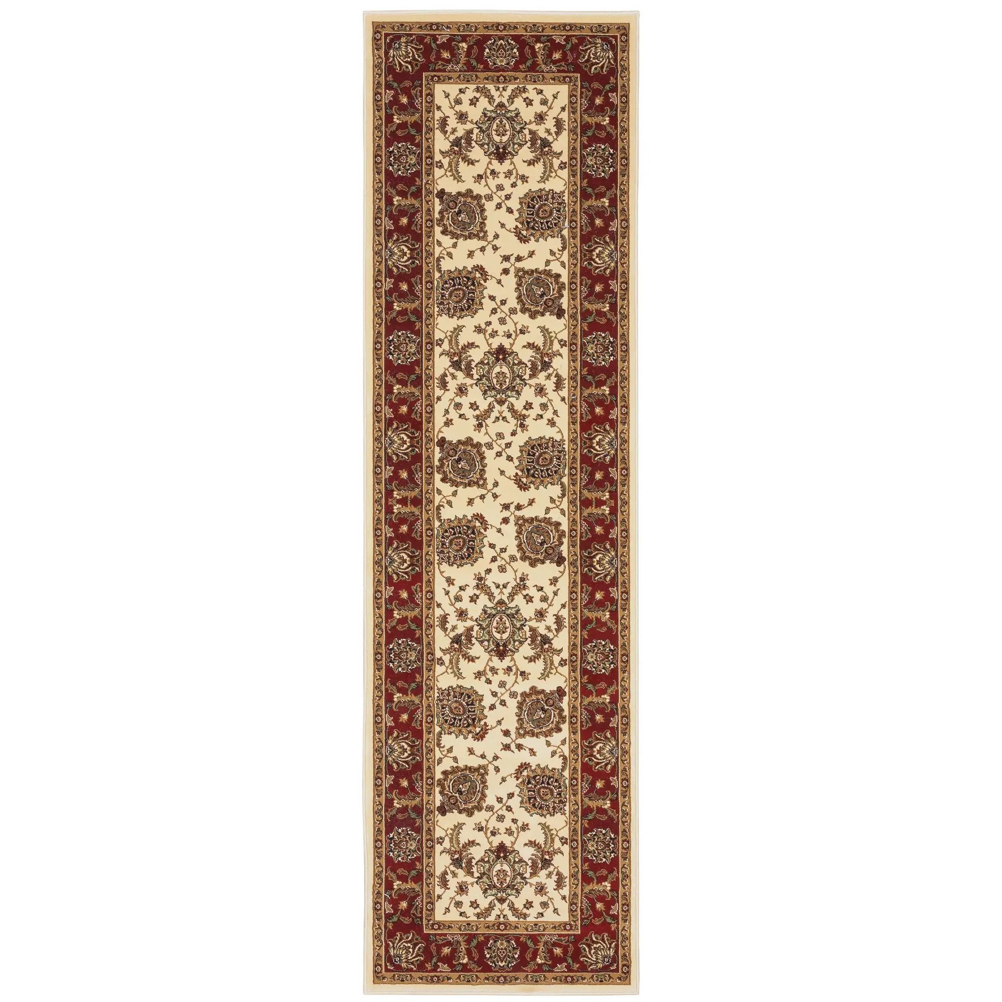 Ariana 117J3 Ivory/ Red Area Rug by Oriental Weavers