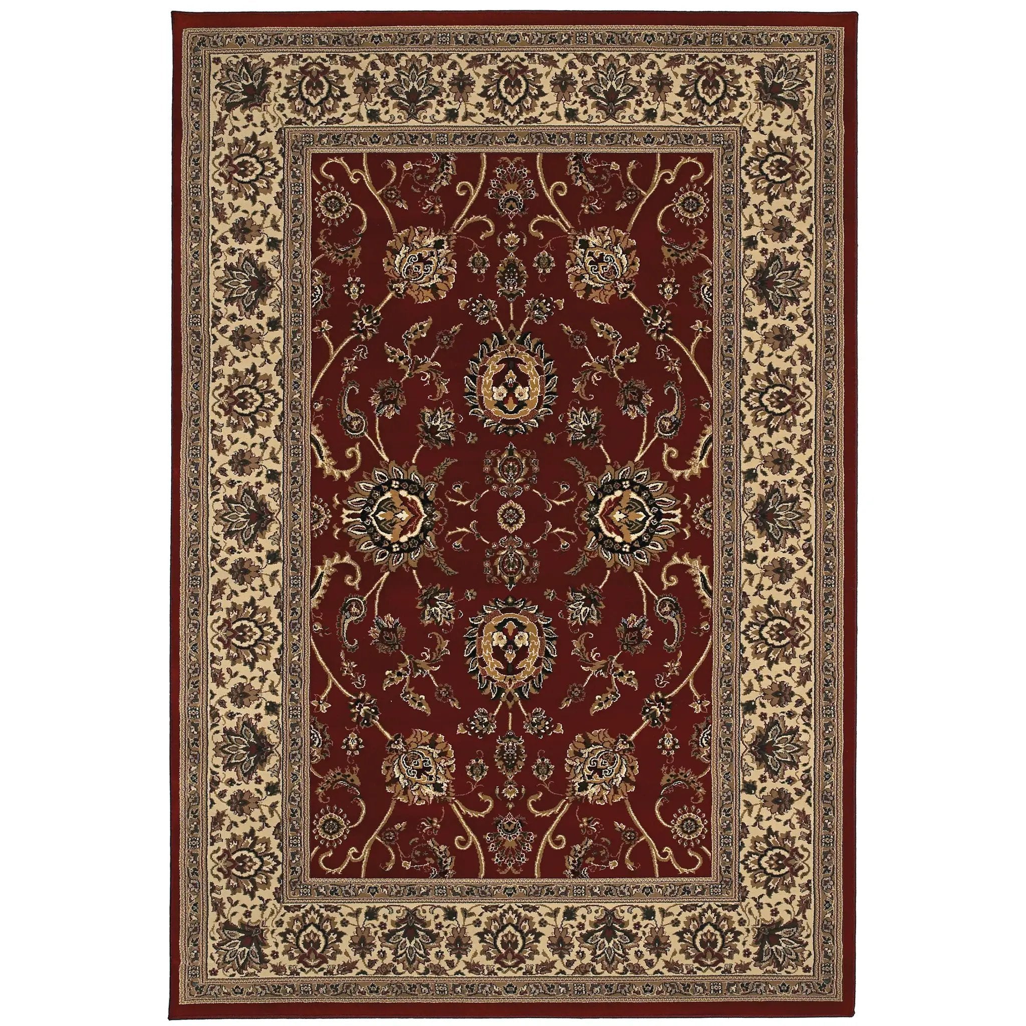 Ariana 130/8 Red/ Ivory Area Rug by Oriental Weavers