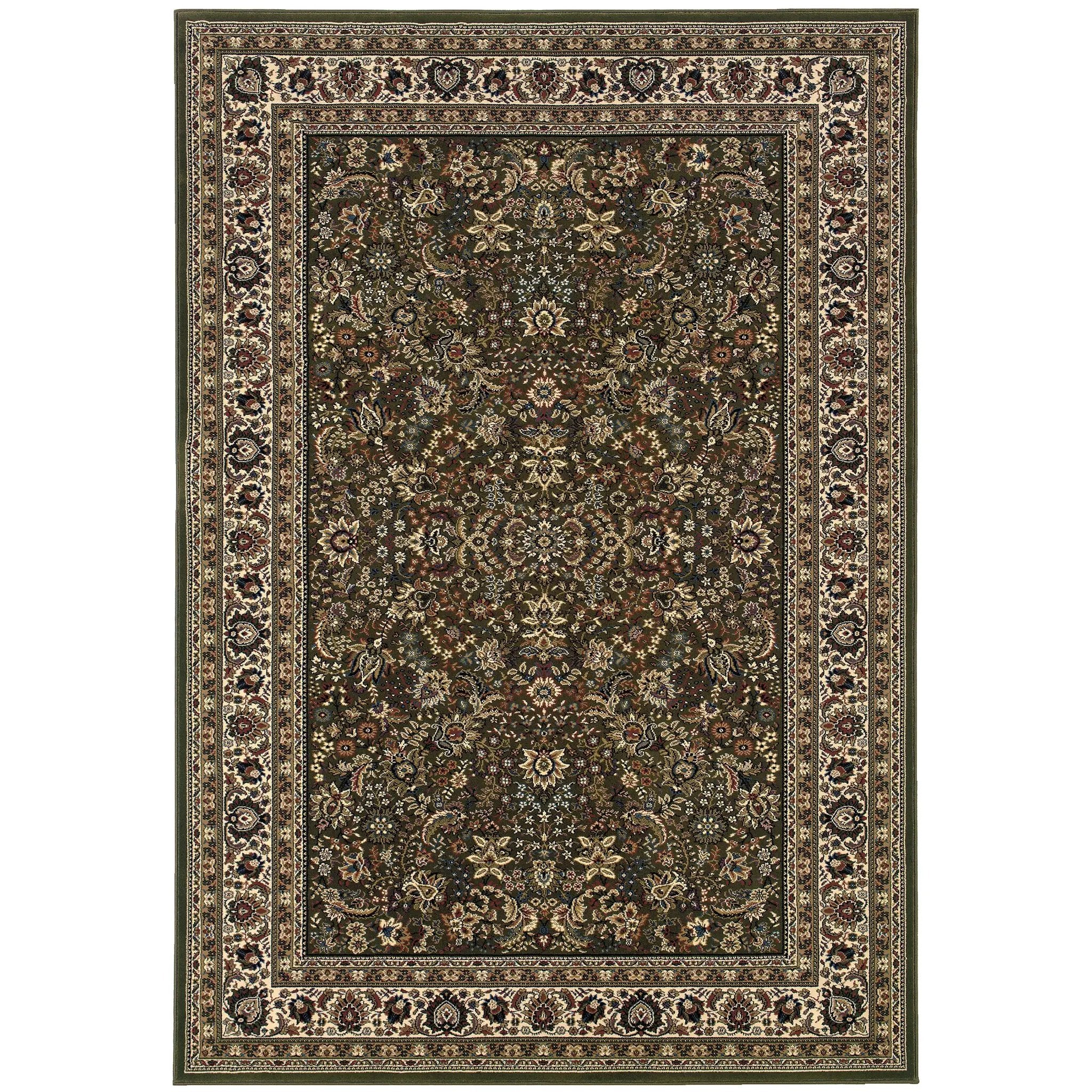 Ariana 213G8 Green/ Ivory Area Rug by Oriental Weavers