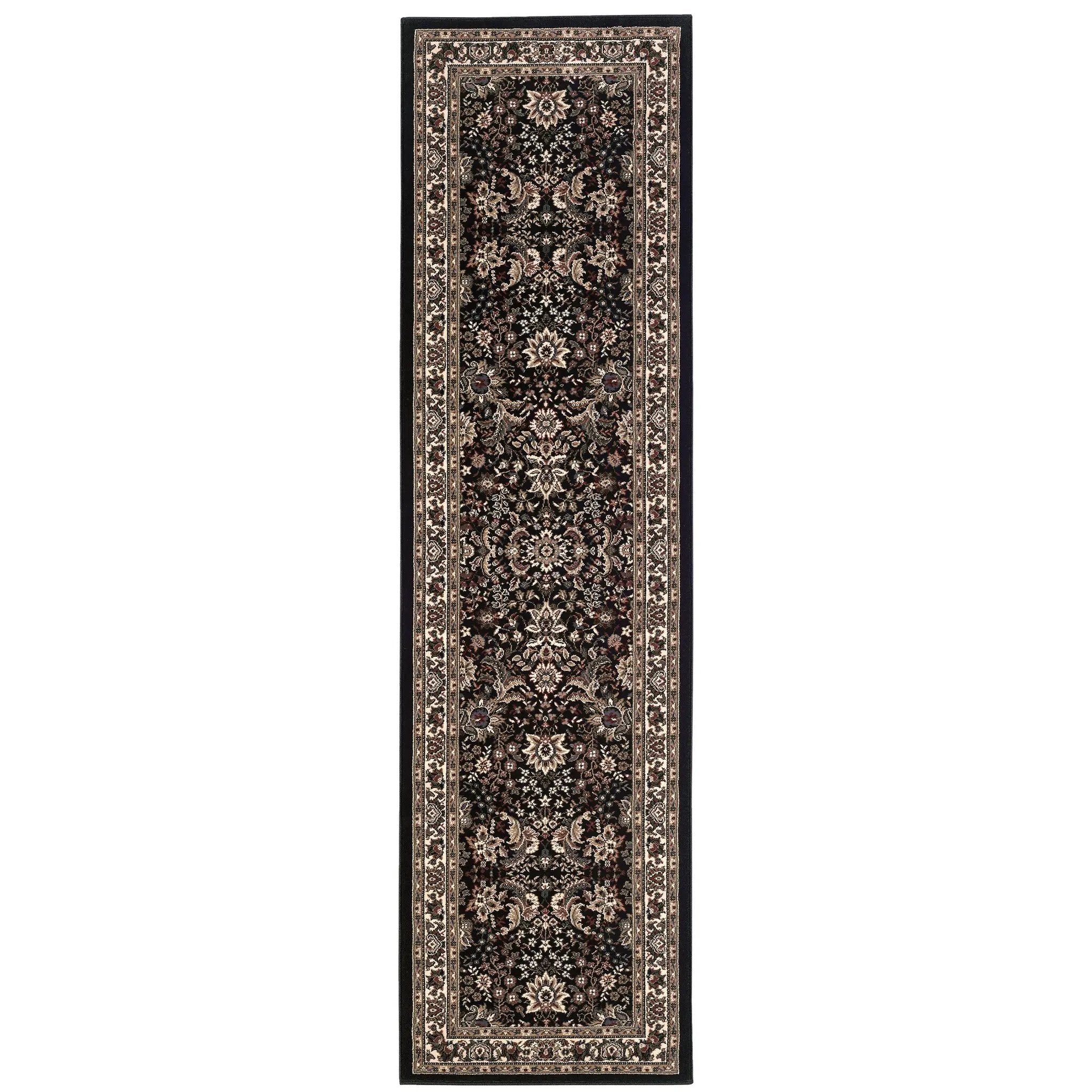 Ariana 213K8 Black/ Ivory Area Rug by Oriental Weavers