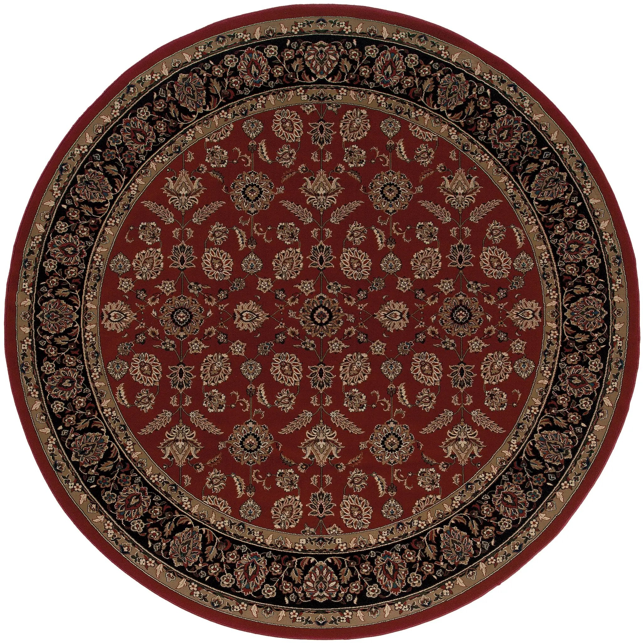 Ariana 271C3 Red/ Black Area Rug by Oriental Weavers