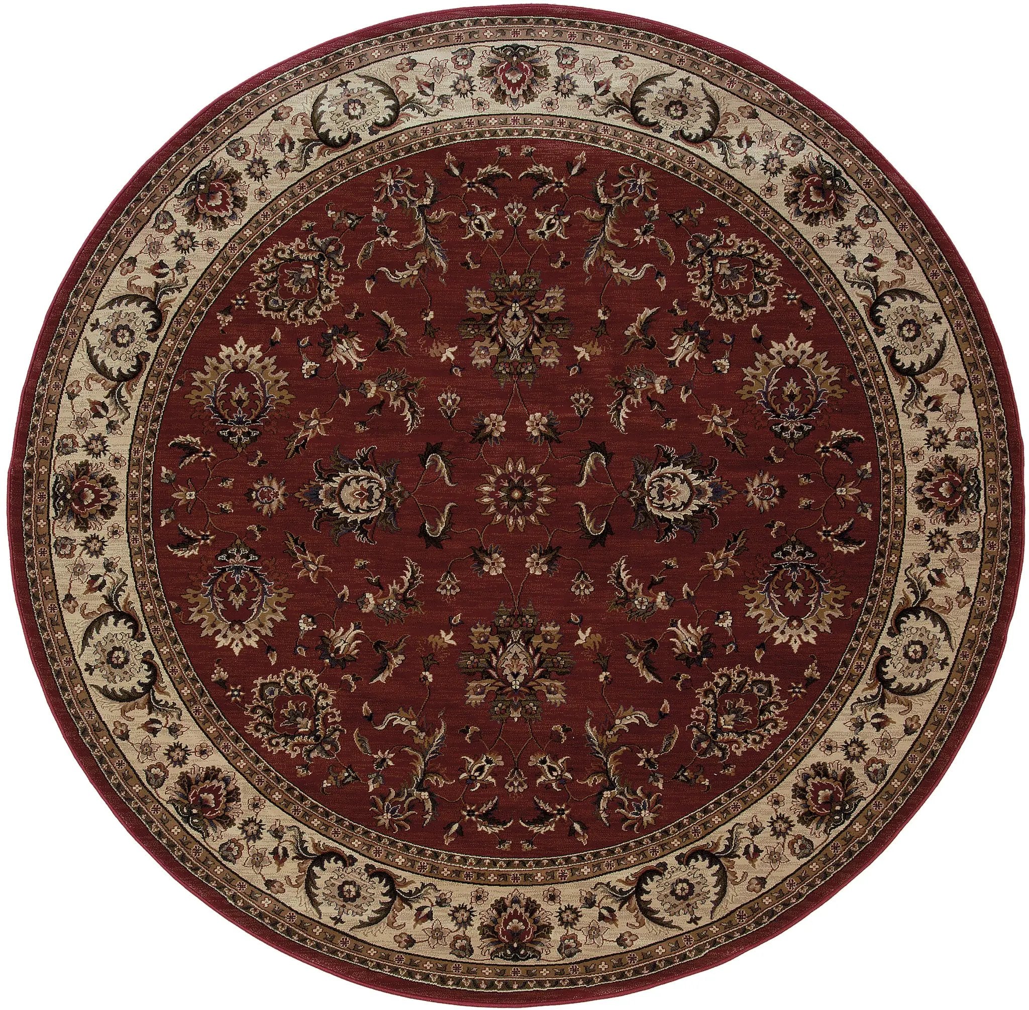 Ariana 311C3 Red/ Ivory Area Rug by Oriental Weavers